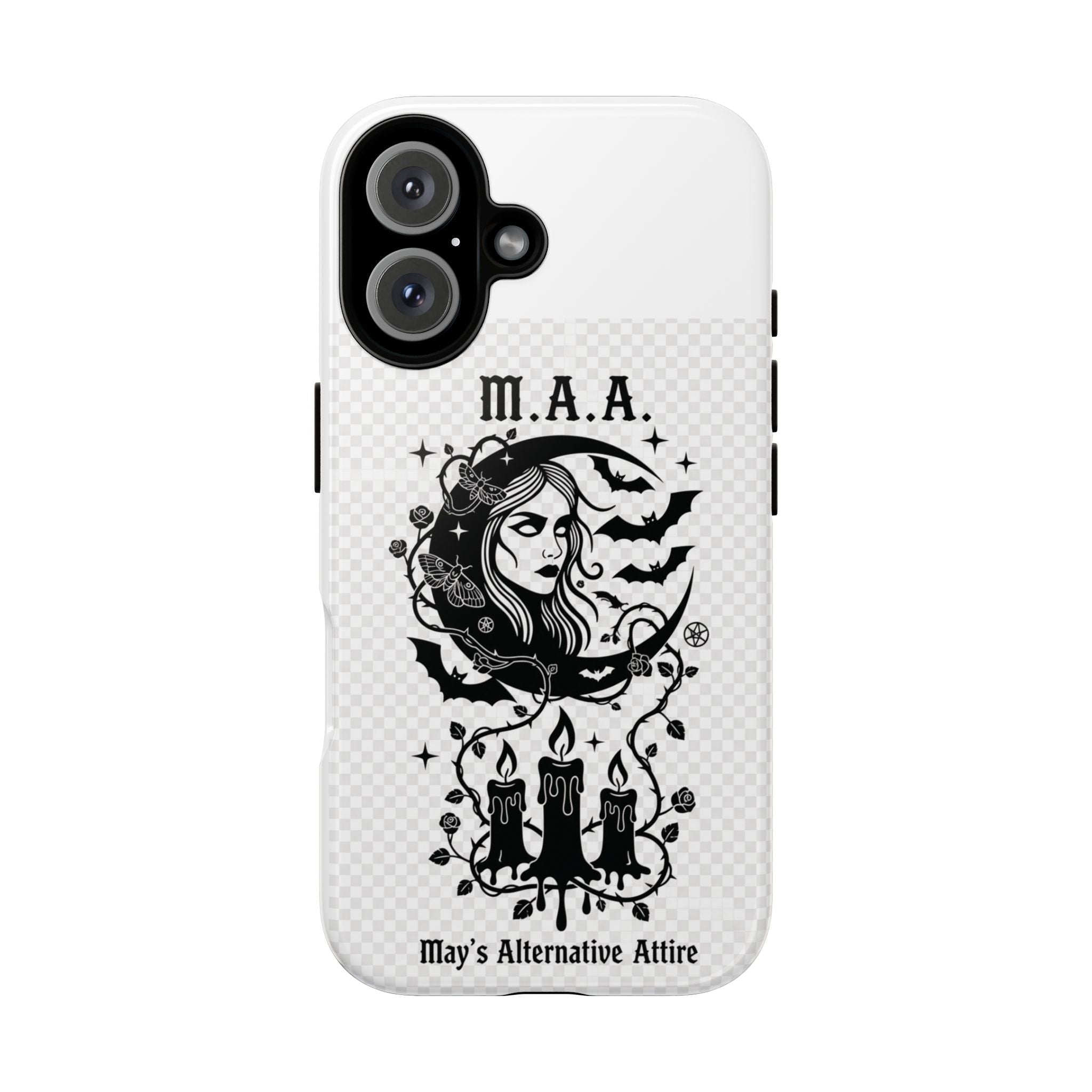 Crowned in Darkness | M.A.A Gothic Punk Phone Case