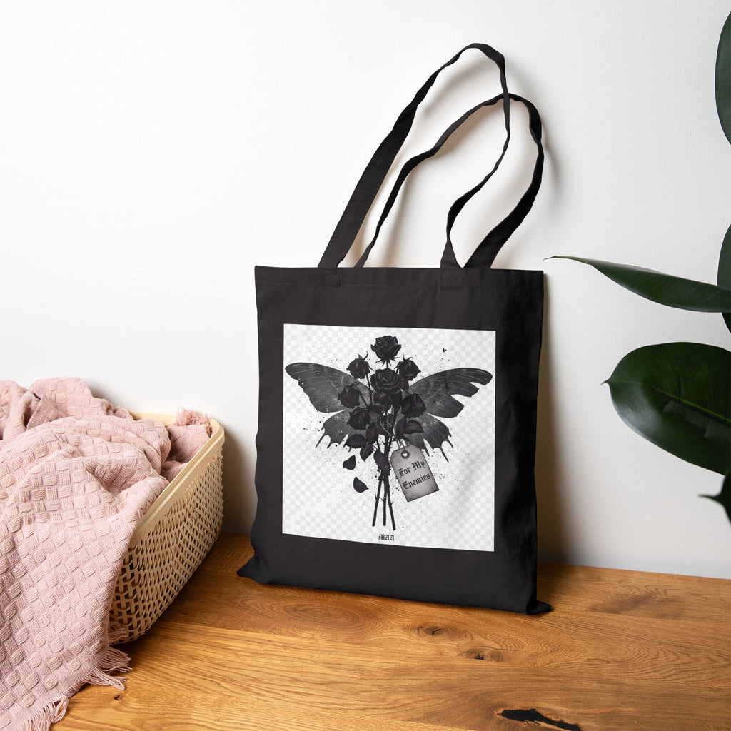 Carry the Darkness | Gothic Grunge Canvas Tote Bag