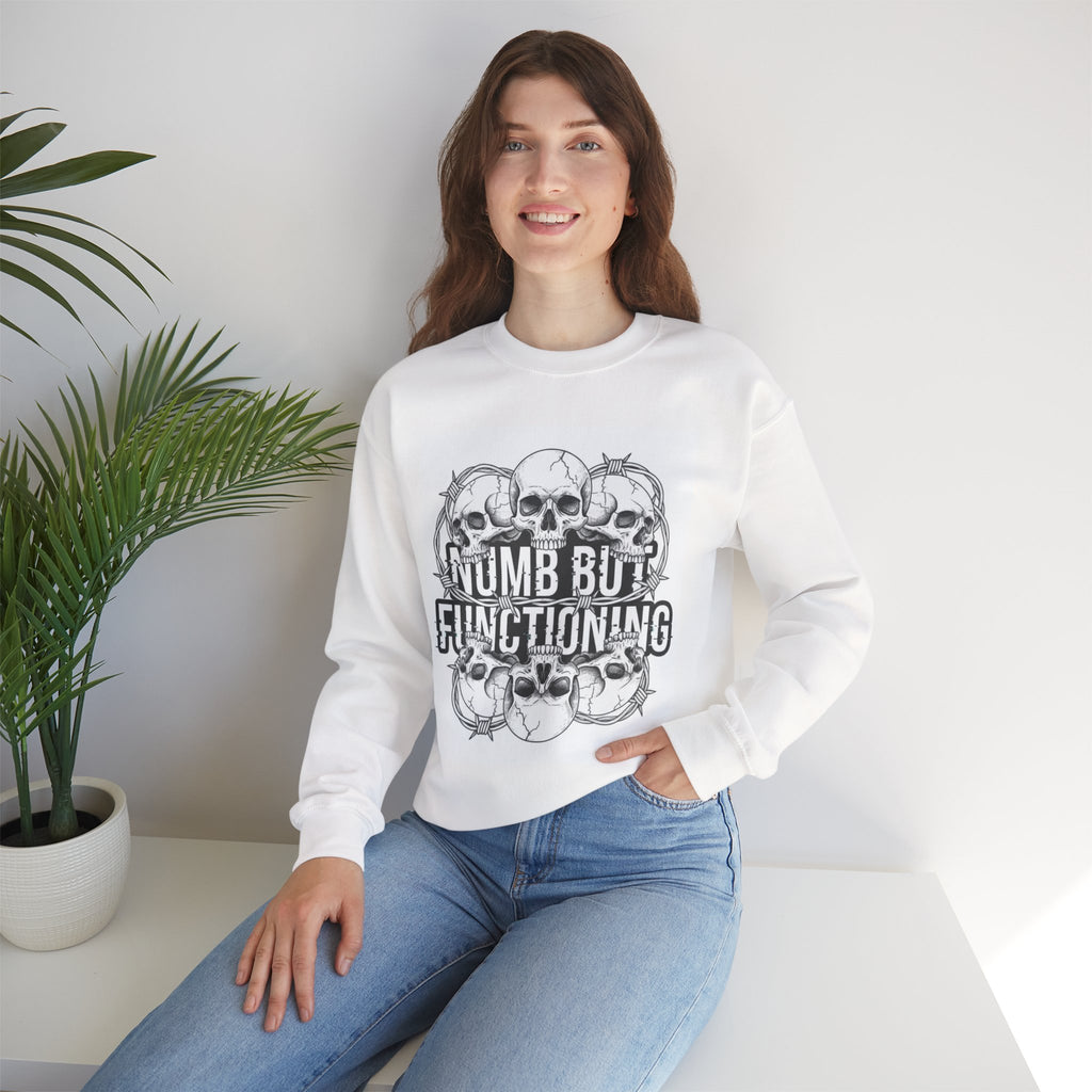 Numb But Functioning | M.A.A Gothic Punk Unisex Crewneck
