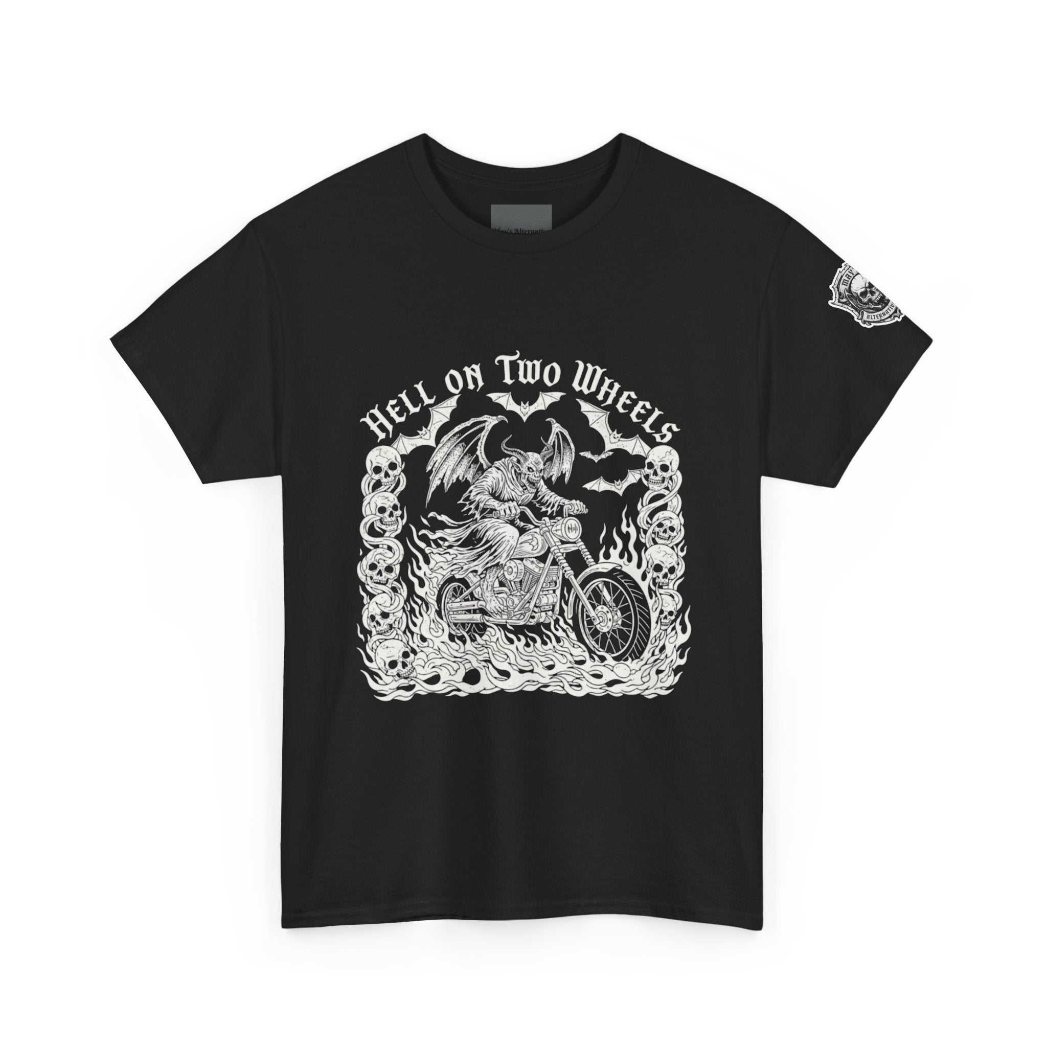 Hell on Two Wheels | MAA Flaming Moto Unisex Tee