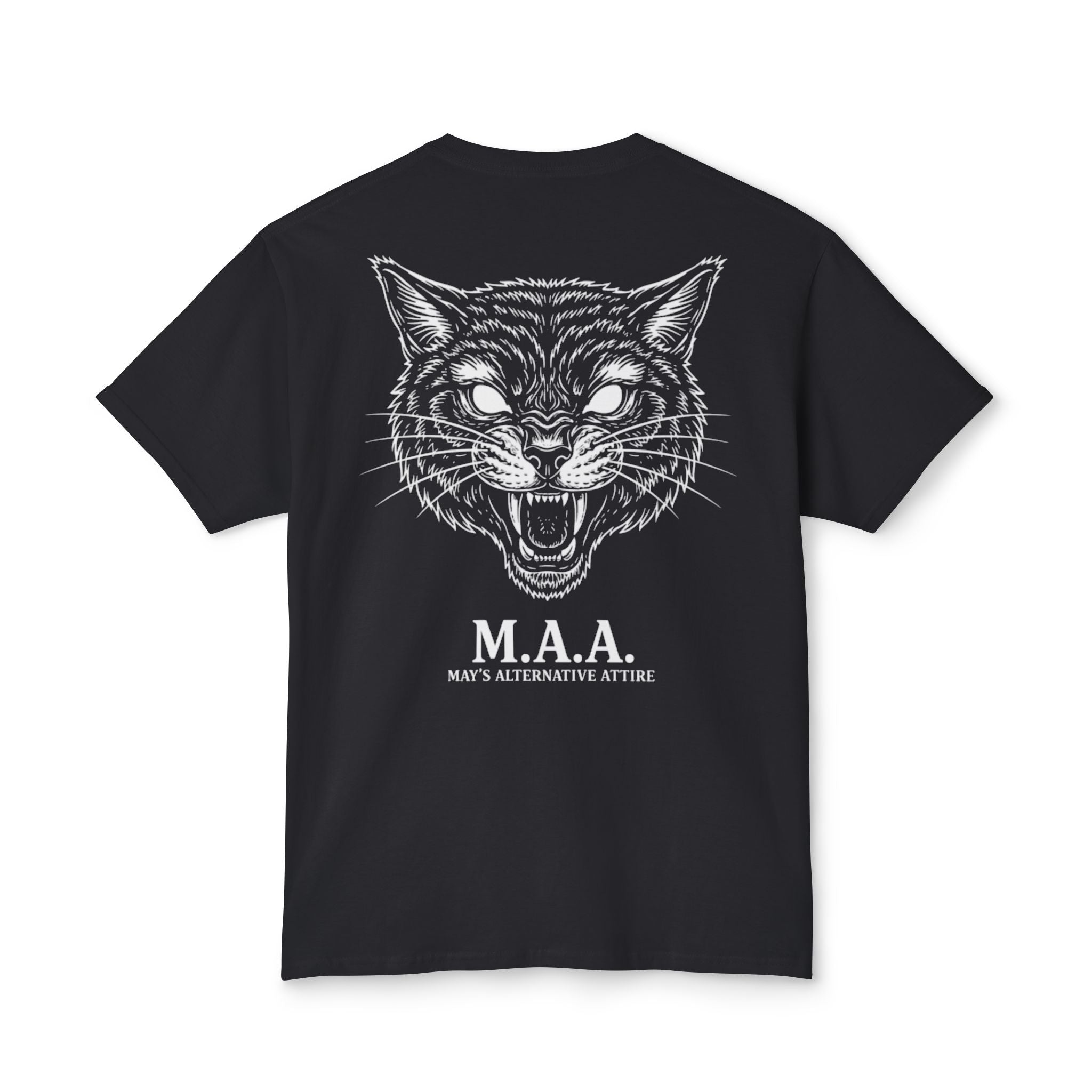 Nine Lives, Zero Regrets Cat Skull Tee — Gothic Graphic T-Shirt