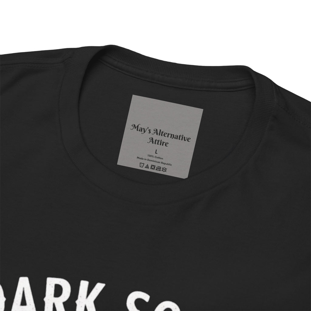 Dark Soul Skull Tee — "Dark Soul, Soft Lips, Zero F*cks" Gothic Graphic T-Shirt