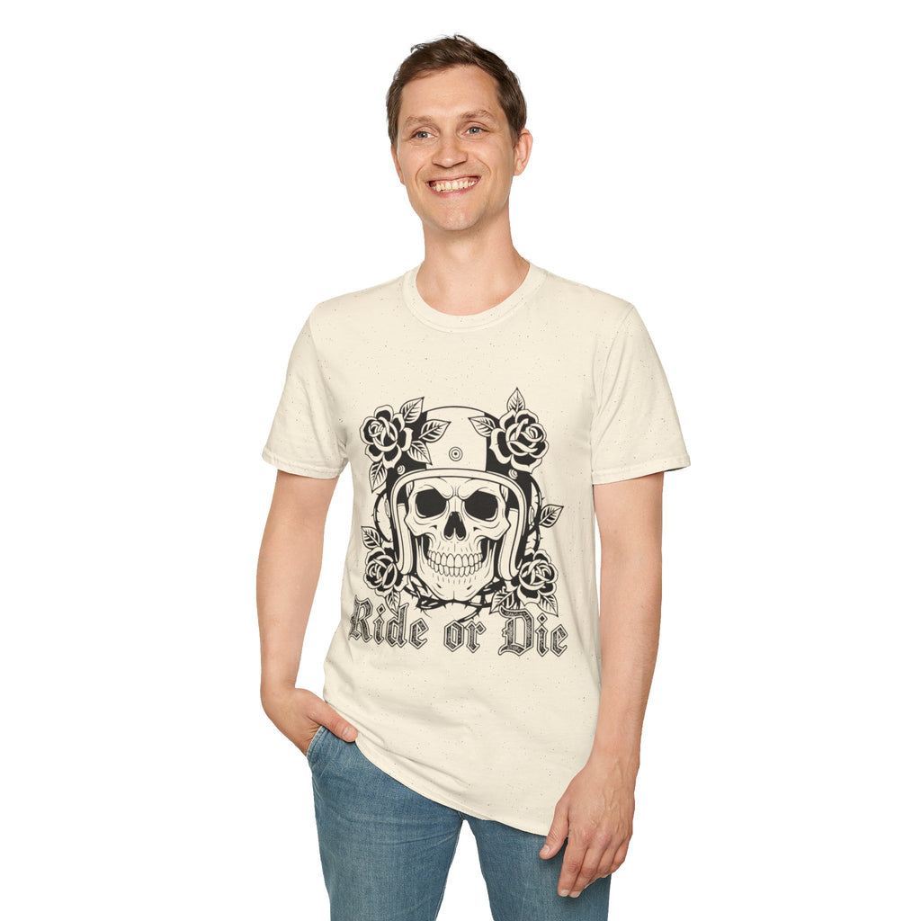 Ride or Die | MAA Gothic Biker Skull Unisex Tee