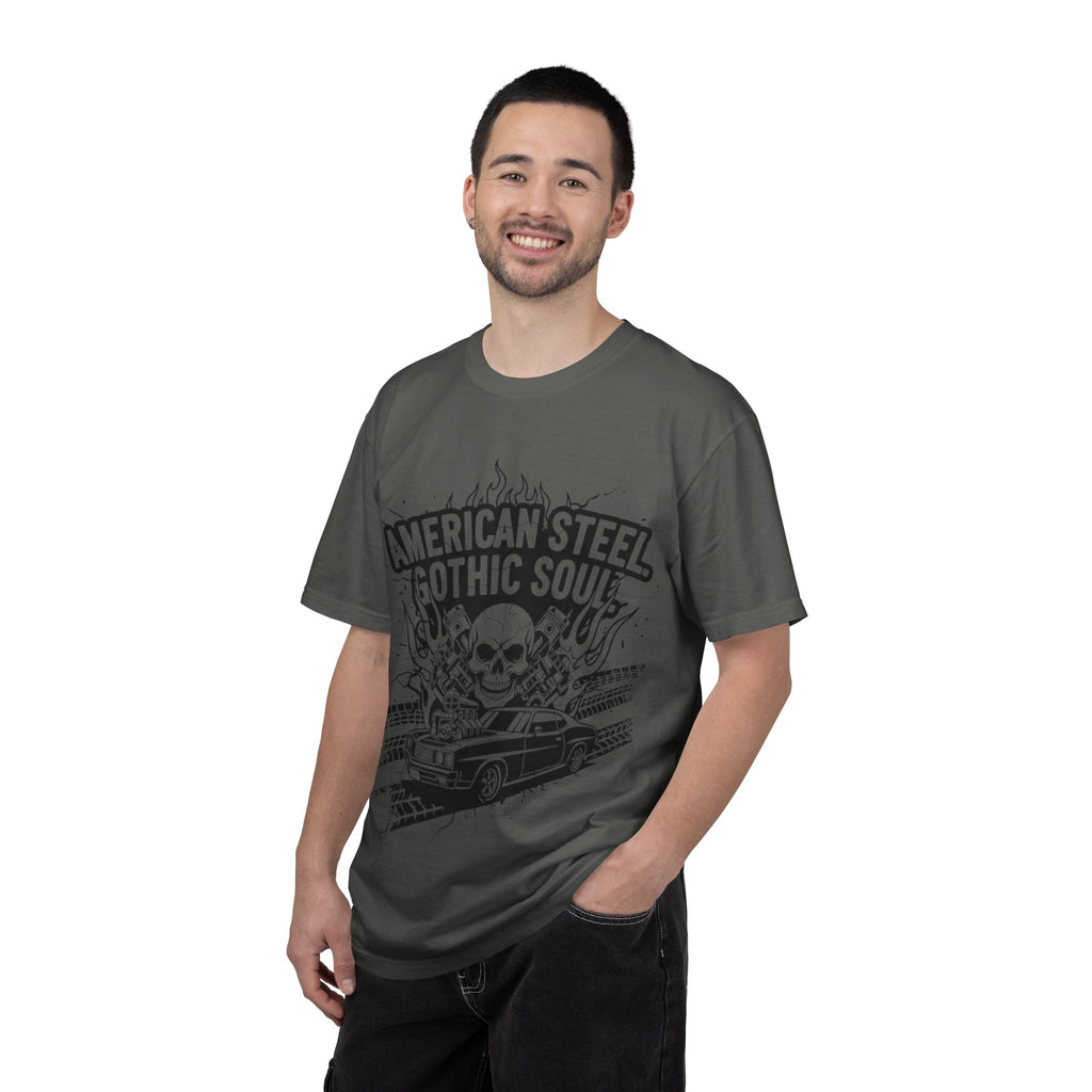 American Steel. Gothic Soul. | MAA Gasoline & Ghosts Unisex Tee