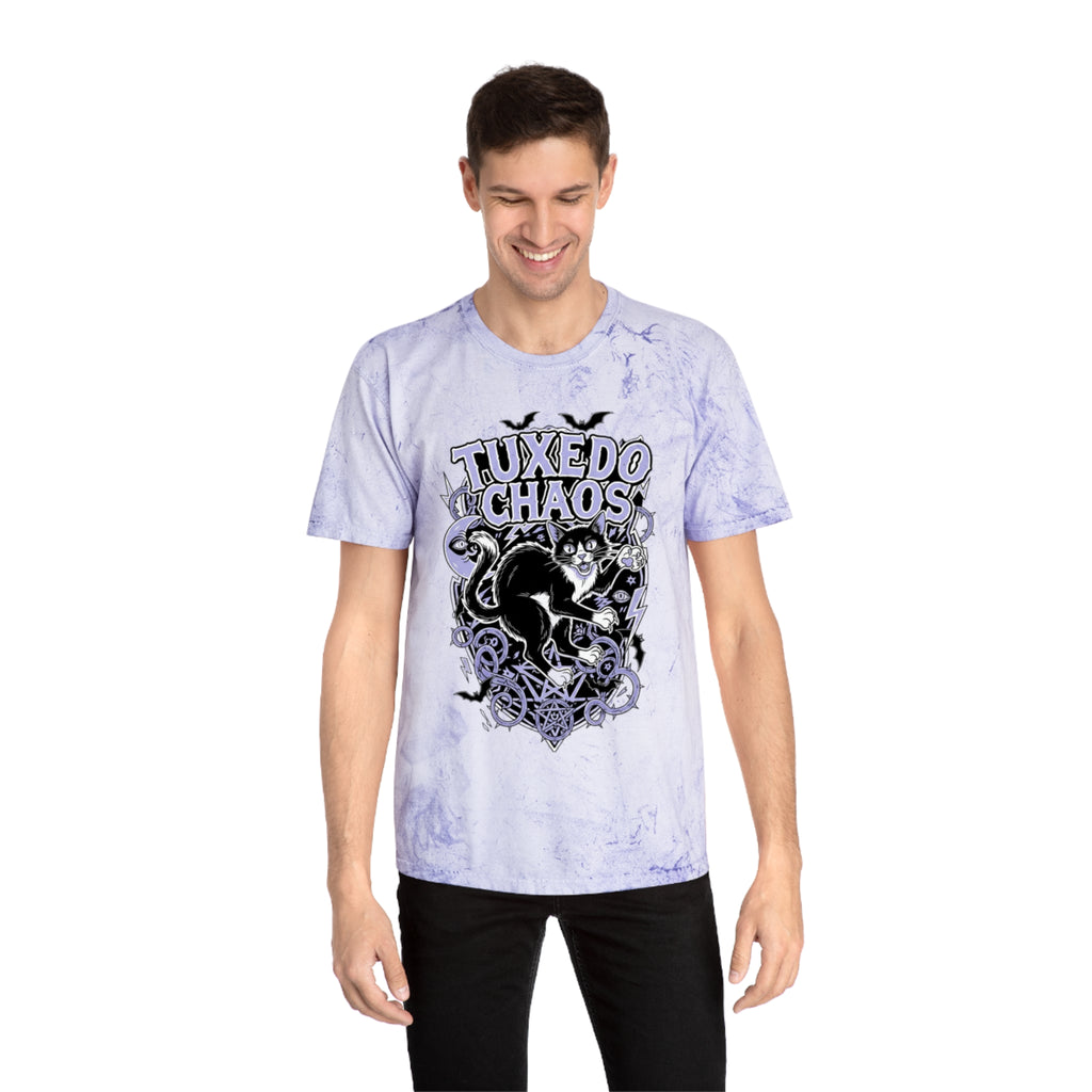 T-Shirt — "Tuxedo Chaos" Gothic Skull Graphic Tee (May's Alternative Attire)