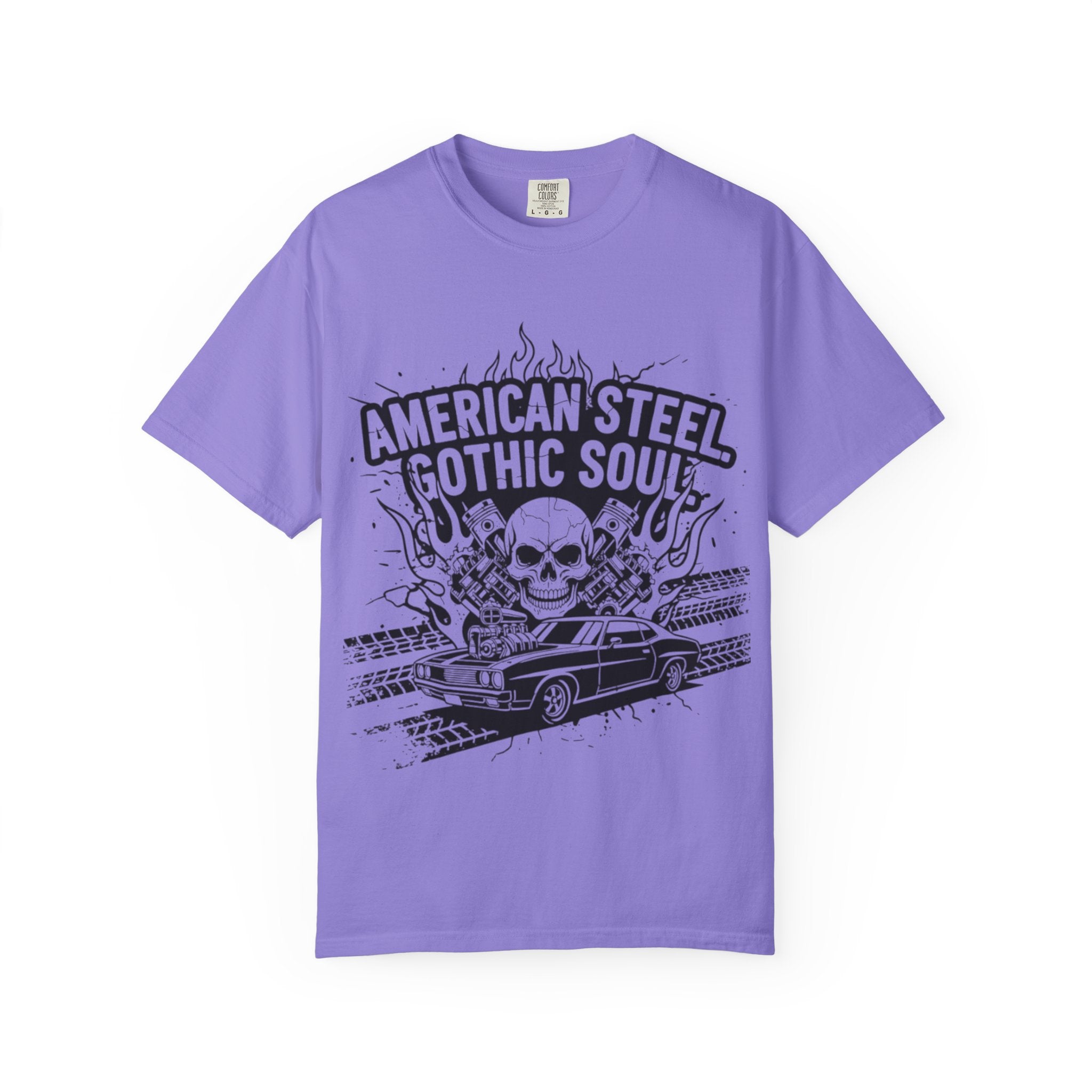 American Steel. Gothic Soul. | MAA Gasoline & Ghosts Unisex Tee