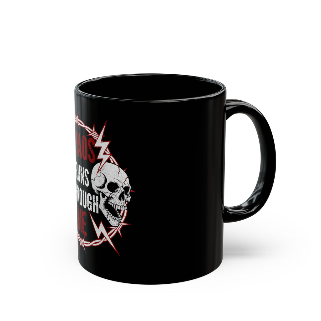 Chaos Runs Through Me | M.A.A Gothic Punk Mug