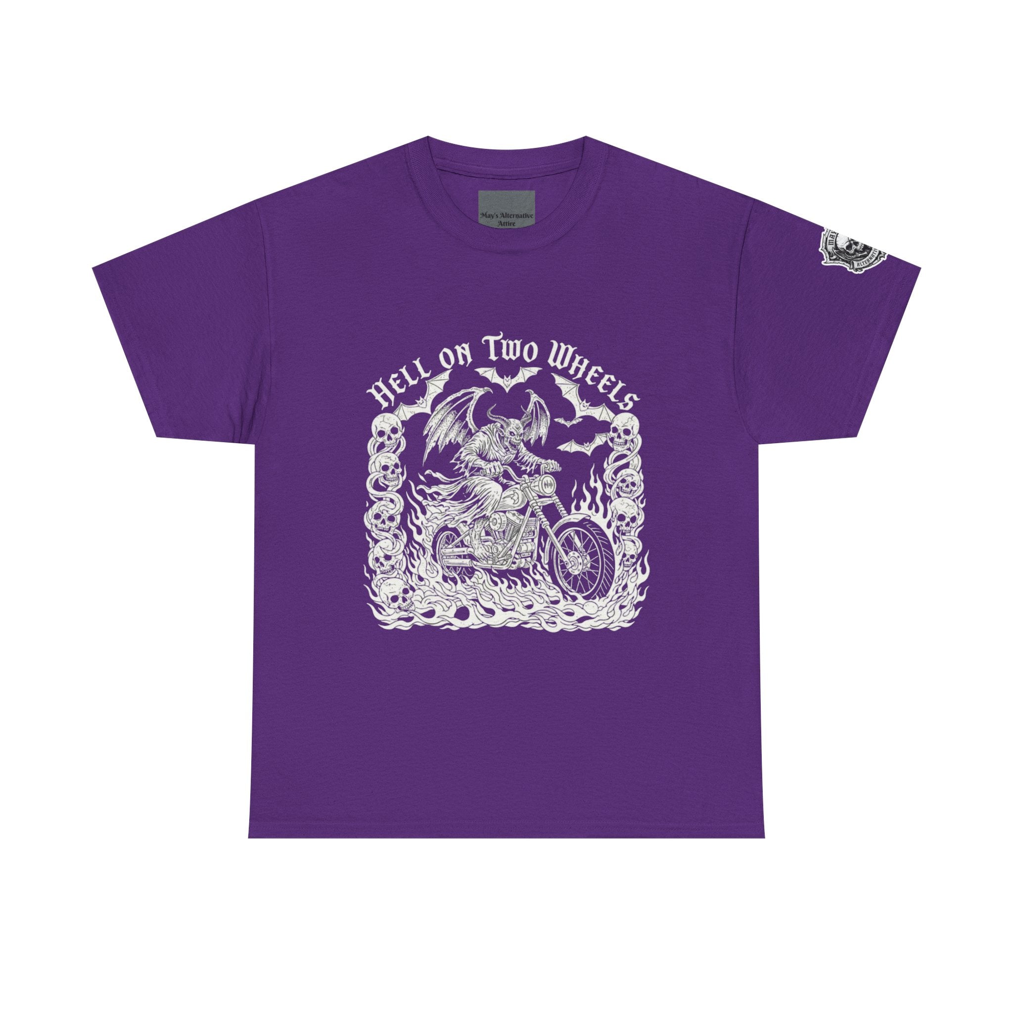 Hell on Two Wheels | MAA Flaming Moto Unisex Tee
