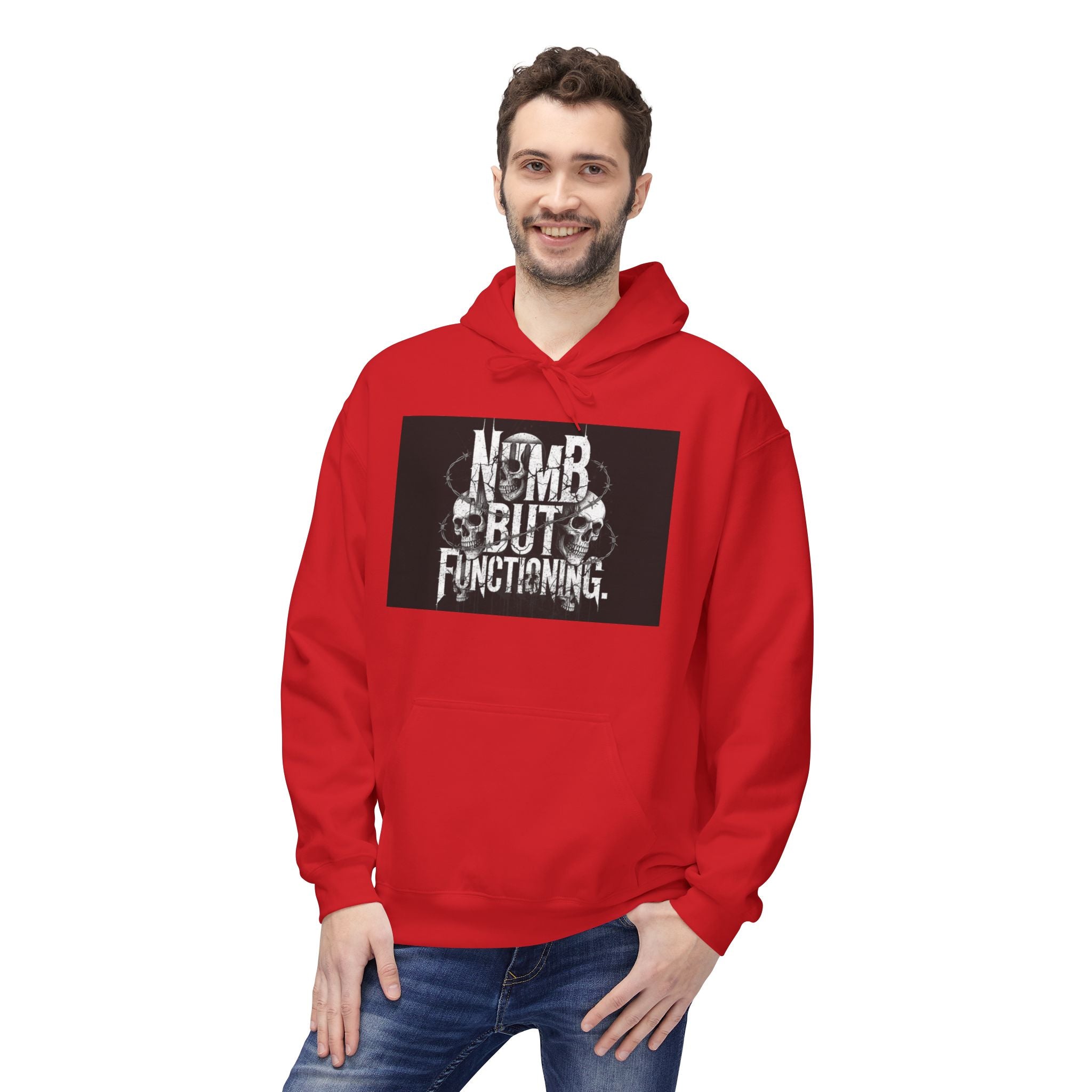 Numb But Functioning | M.A.A Gothic Punk Unisex Hoodie