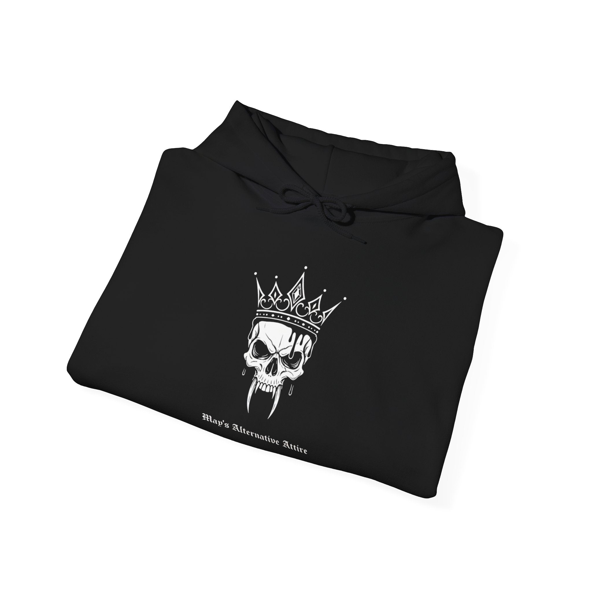 Born Between Worlds Hoodie — Gothic Occult Graphic Pullover