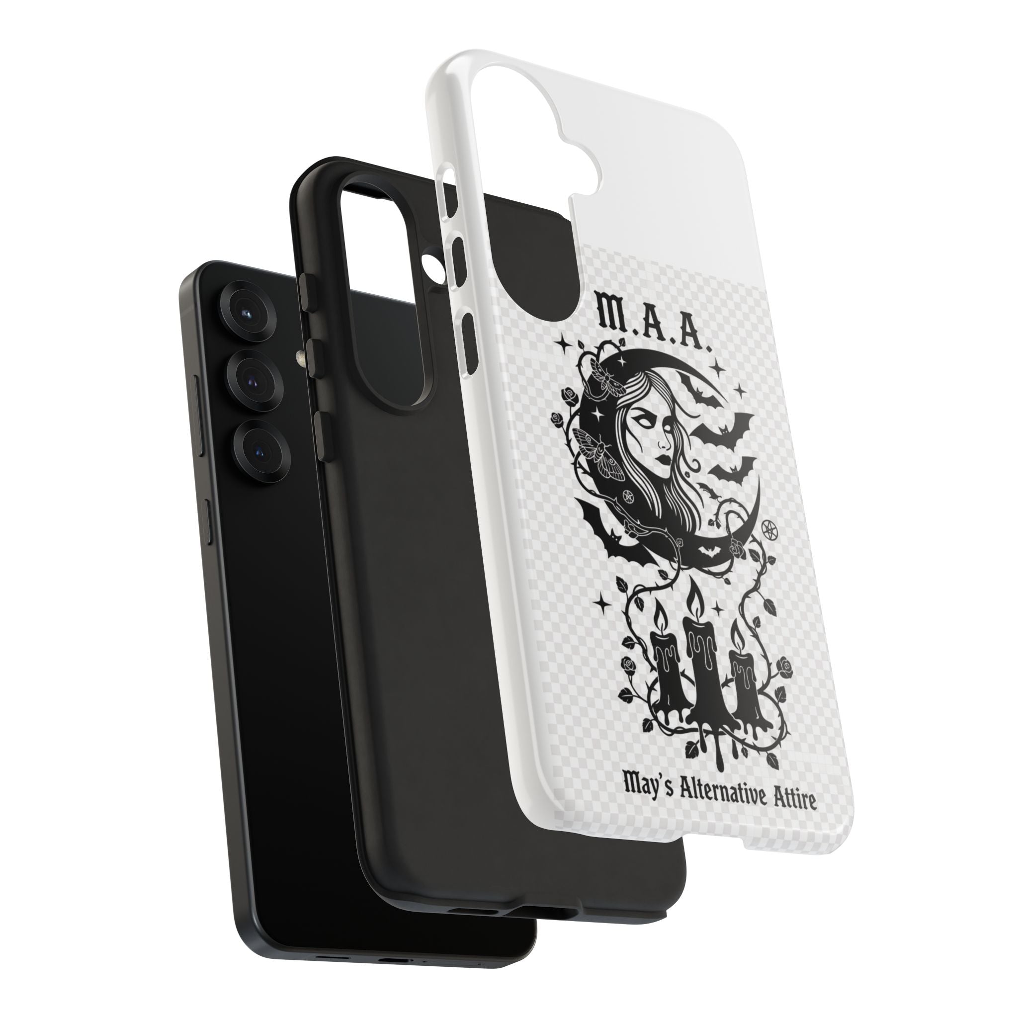 Crowned in Darkness | M.A.A Gothic Punk Phone Case