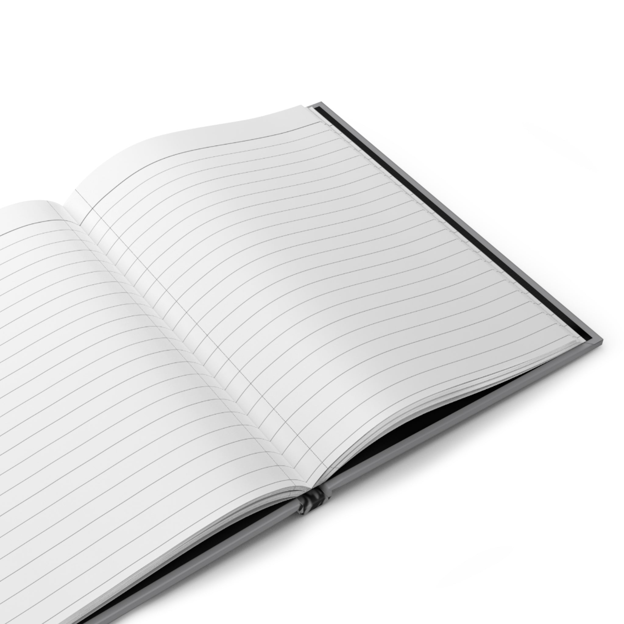 Morally Grey & Proud Hardcover Journal — Gothic Skull & Rose Notebook