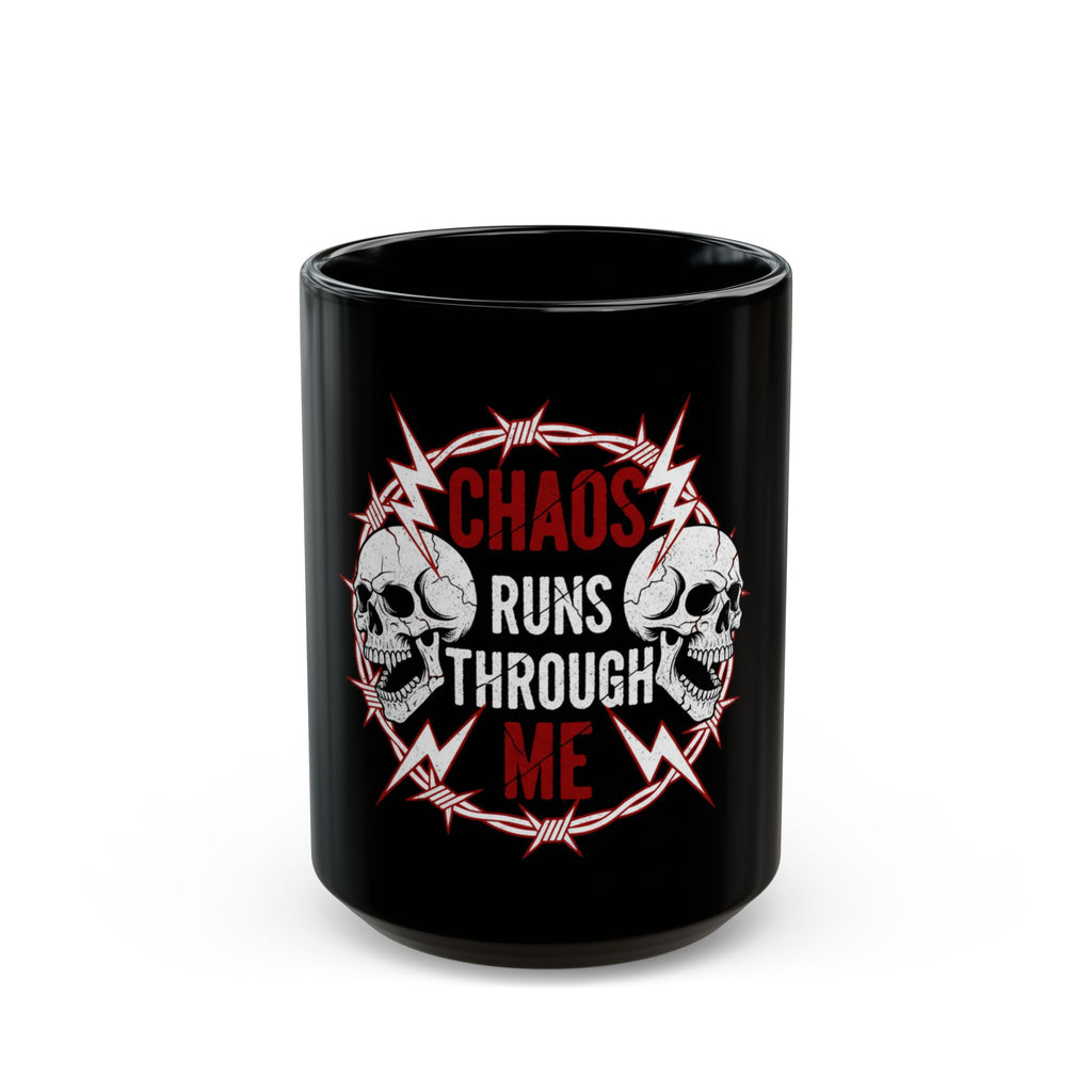 Chaos Runs Through Me | M.A.A Gothic Punk Mug