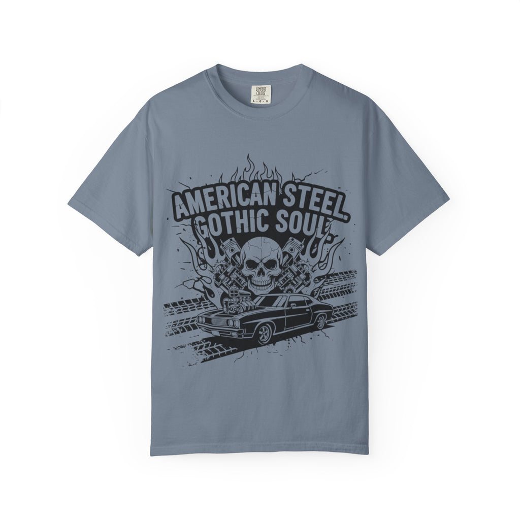 American Steel. Gothic Soul. | MAA Gasoline & Ghosts Unisex Tee