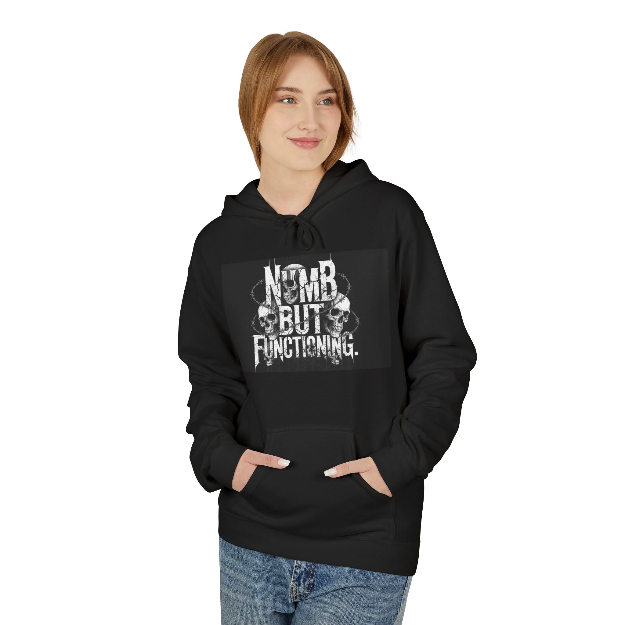Numb But Functioning | M.A.A Gothic Punk Unisex Hoodie