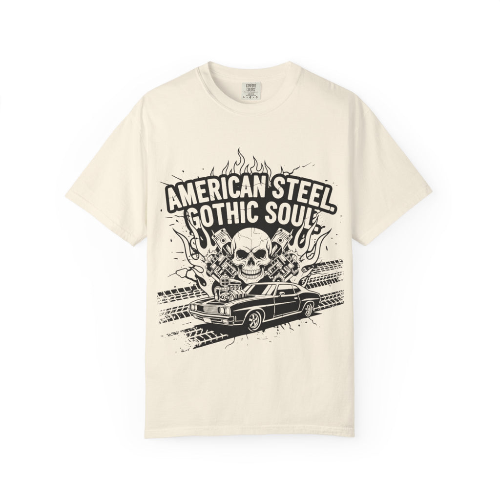 American Steel. Gothic Soul. | MAA Gasoline & Ghosts Unisex Tee
