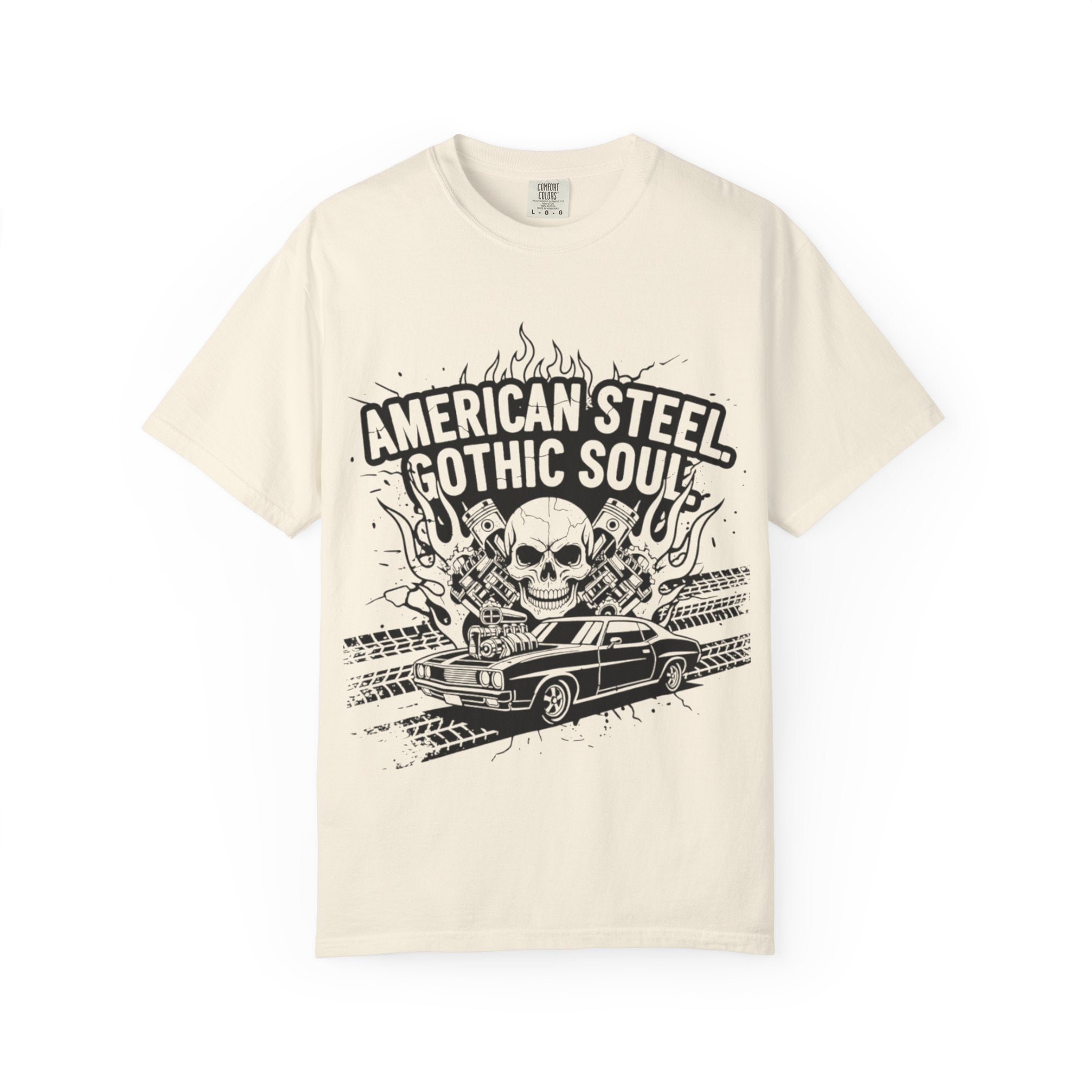 American Steel. Gothic Soul. | MAA Gasoline & Ghosts Unisex Tee