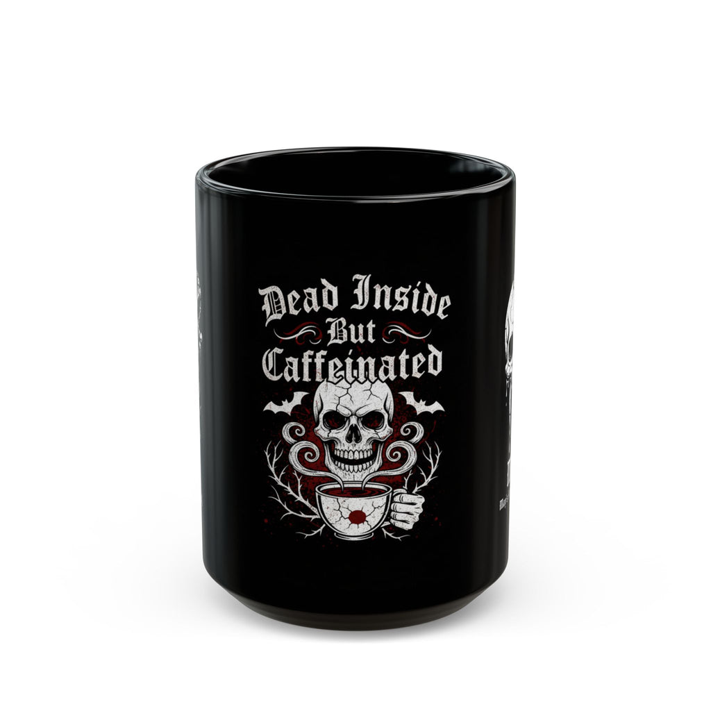Dead Inside But Caffeinated | M.A.A Gothic Punk Mug