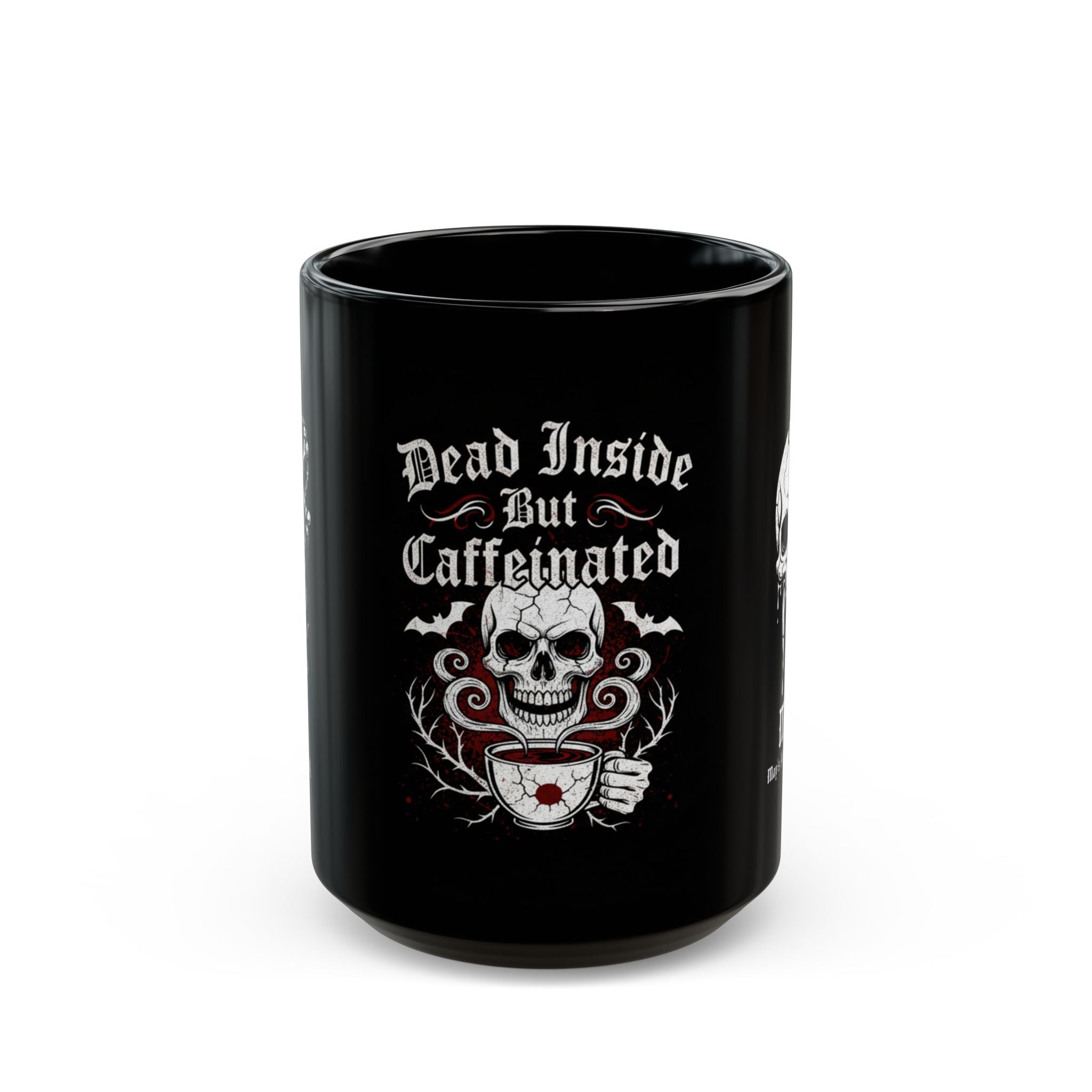 Dead Inside But Caffeinated | M.A.A Gothic Punk Mug