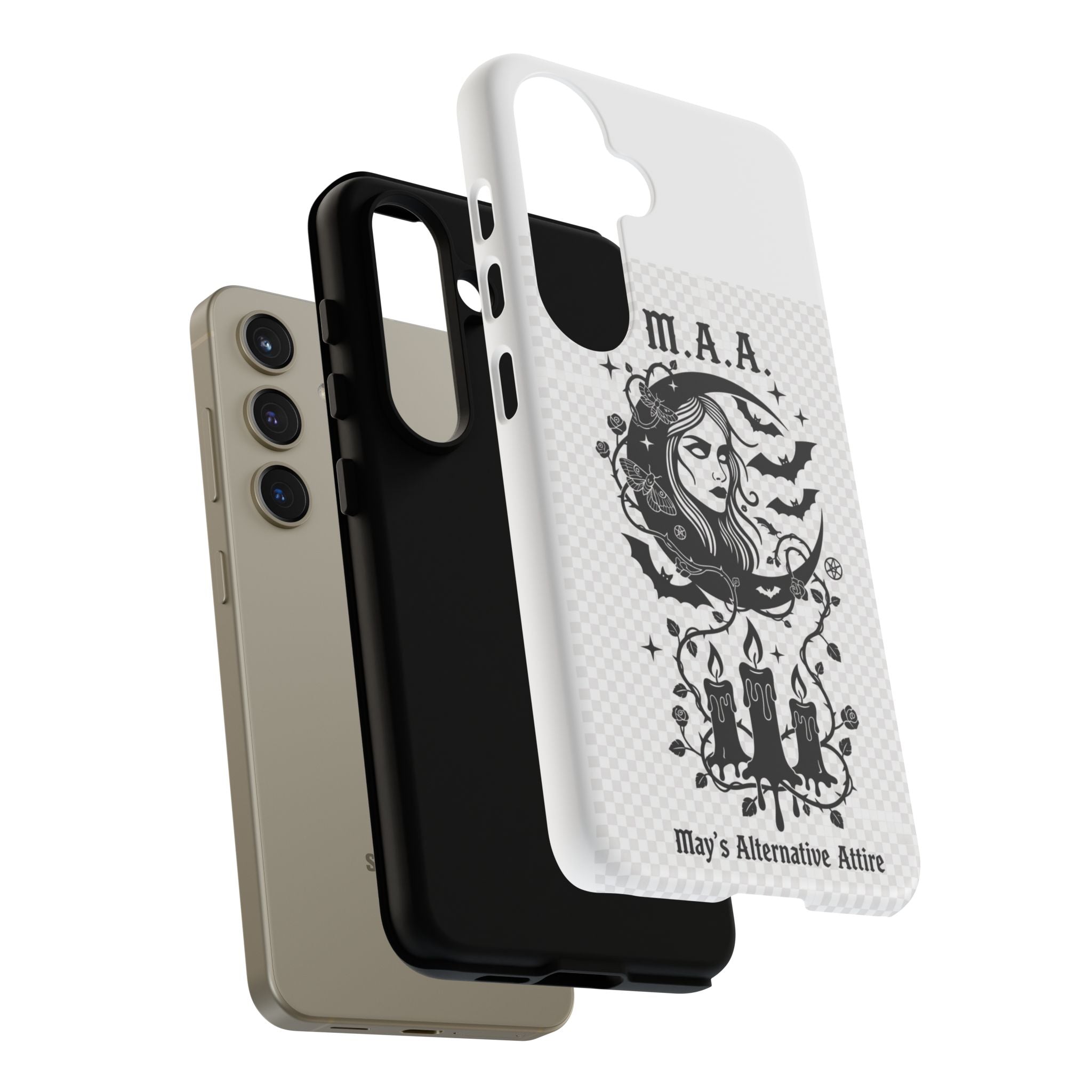 Crowned in Darkness | M.A.A Gothic Punk Phone Case