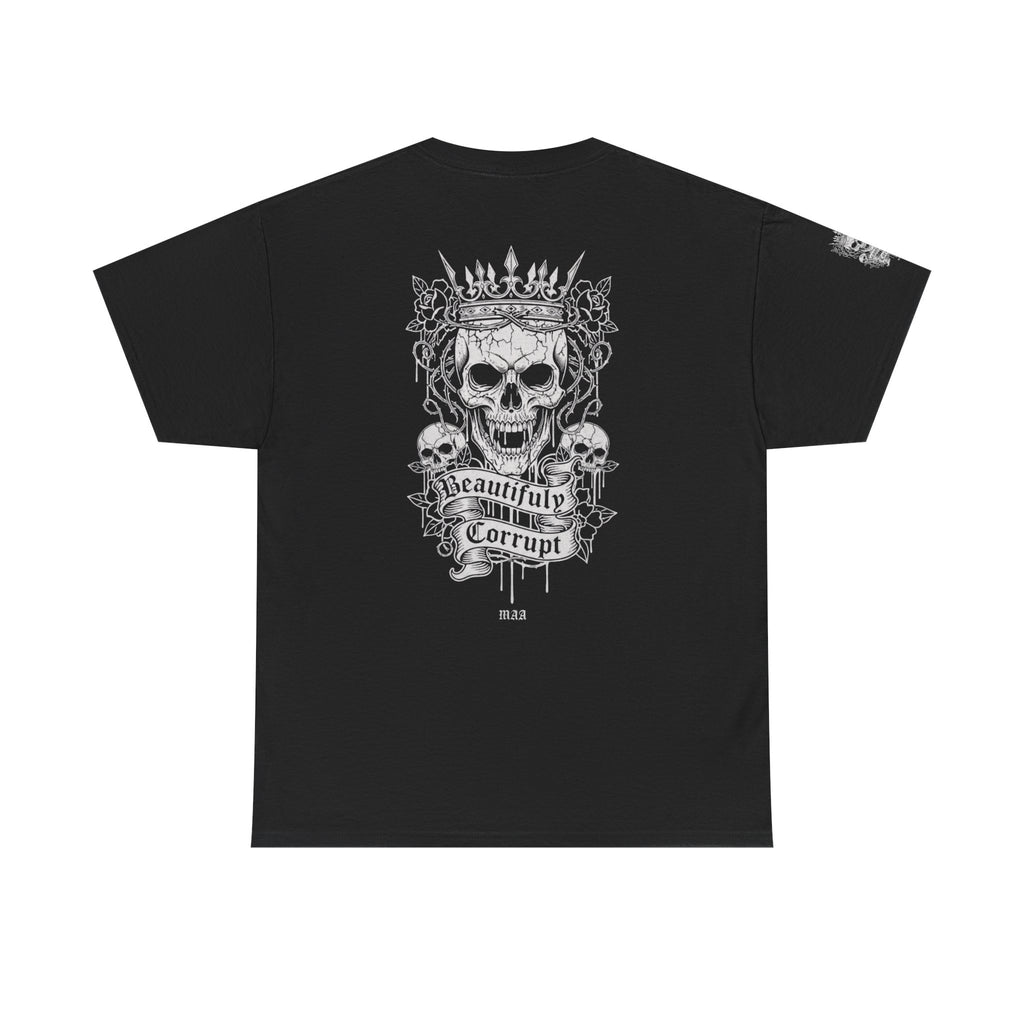 Dark Soul Skull Tee — "Dark Soul, Soft Lips, Zero F*cks" Gothic Graphic T-Shirt