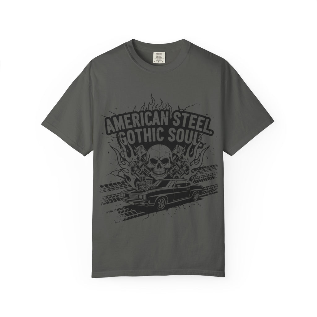 American Steel. Gothic Soul. | MAA Gasoline & Ghosts Unisex Tee