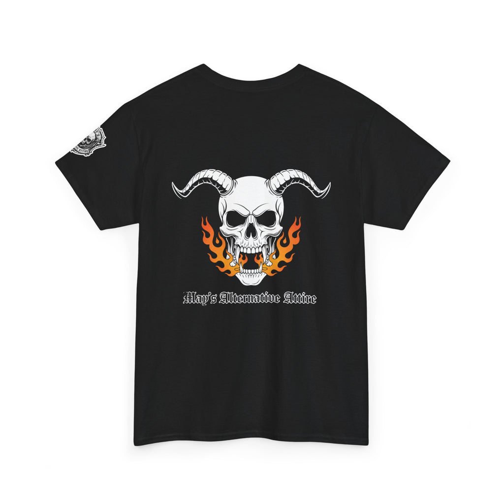 Live Fast. Haunt Longer. | MAA Flaming Moto Unisex Tee