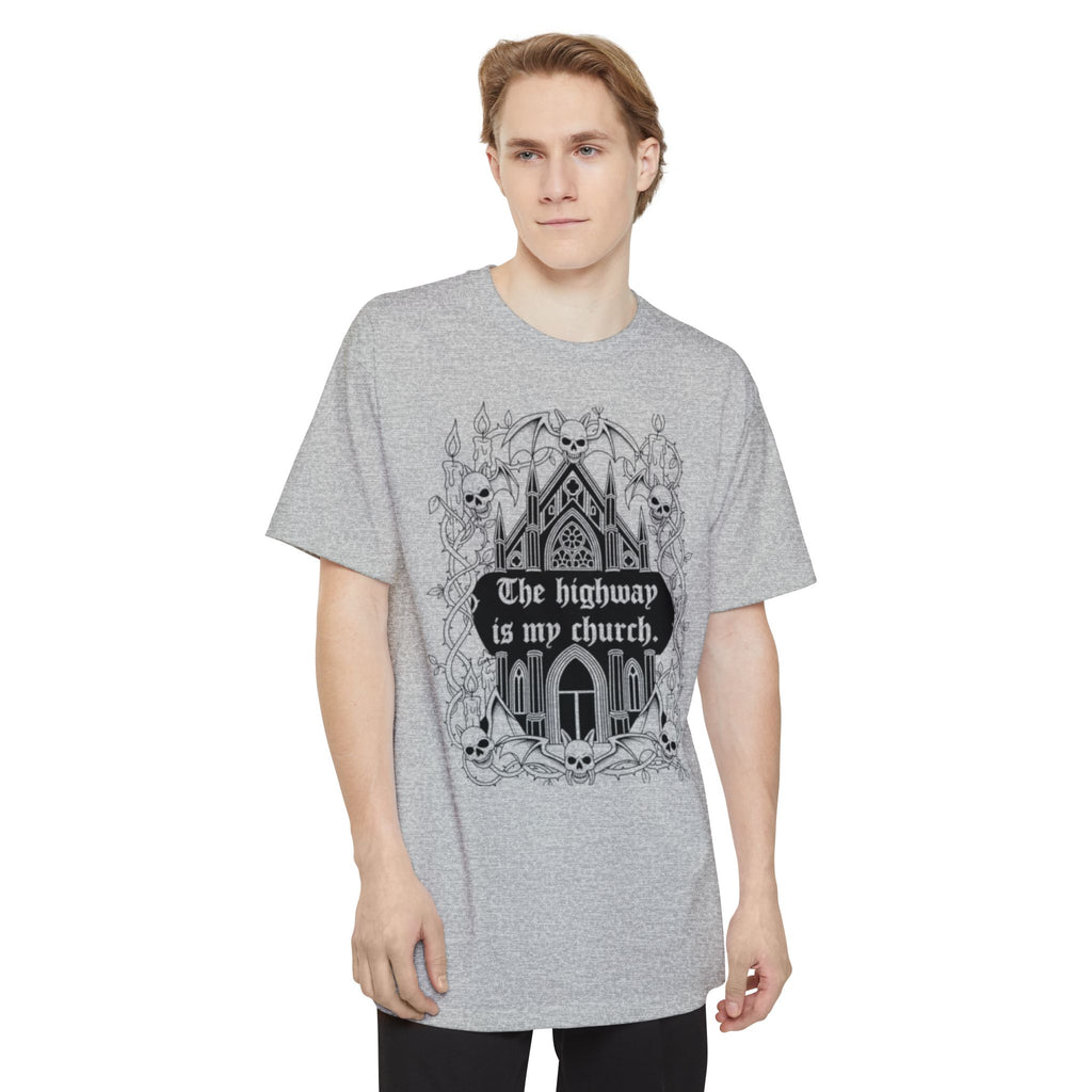 The Highway Is My Church | MAA Gothic Moto Unisex Tee