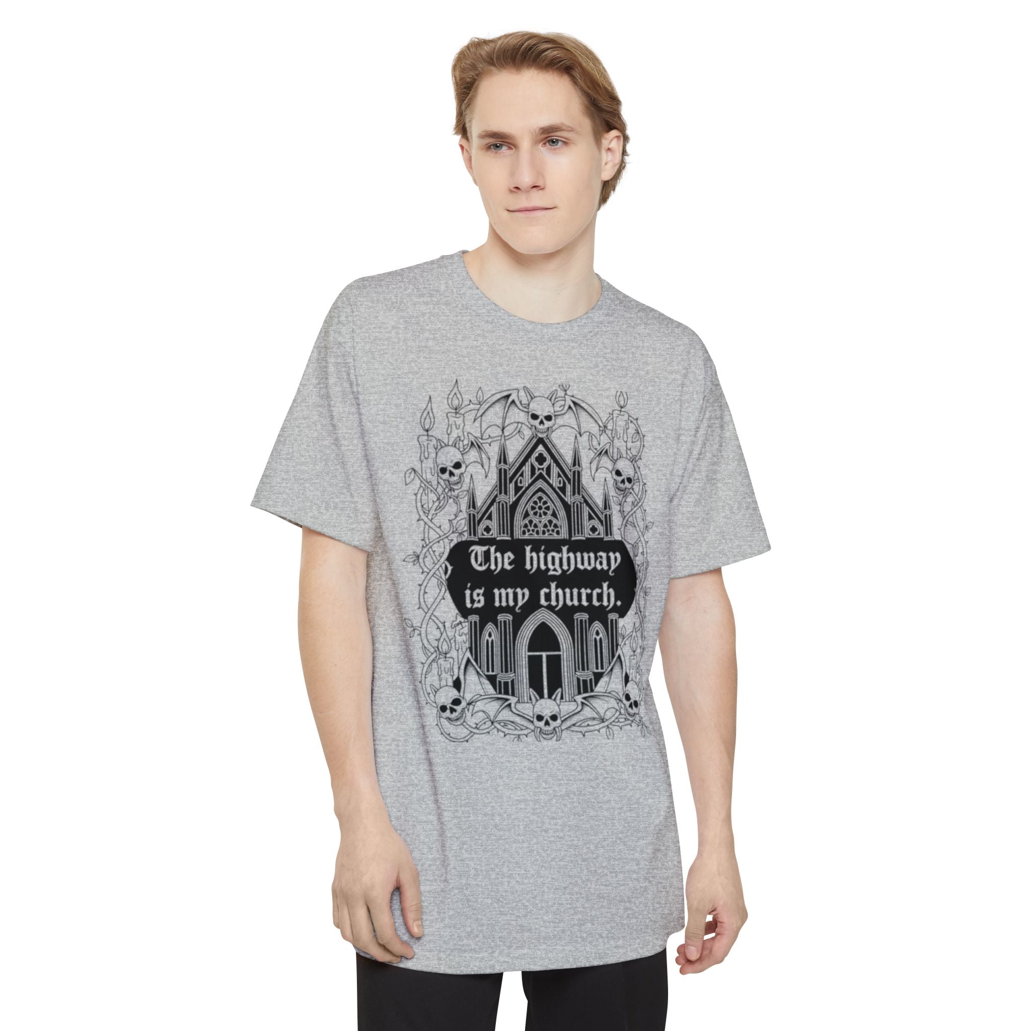 The Highway Is My Church | MAA Gothic Moto Unisex Tee