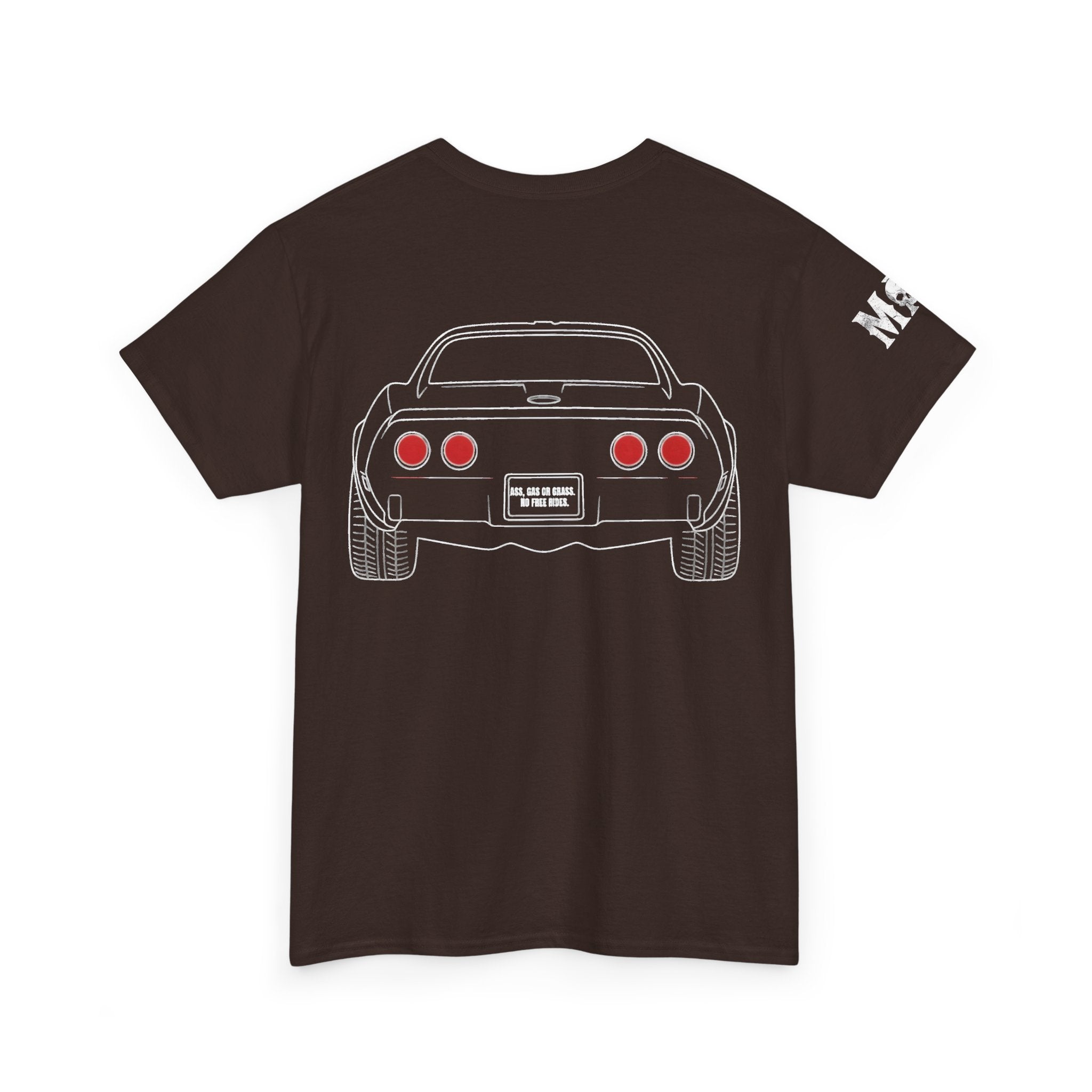 Classic Sports Car MAA Tee — Retro Rear View Corvette Graphic Shirt