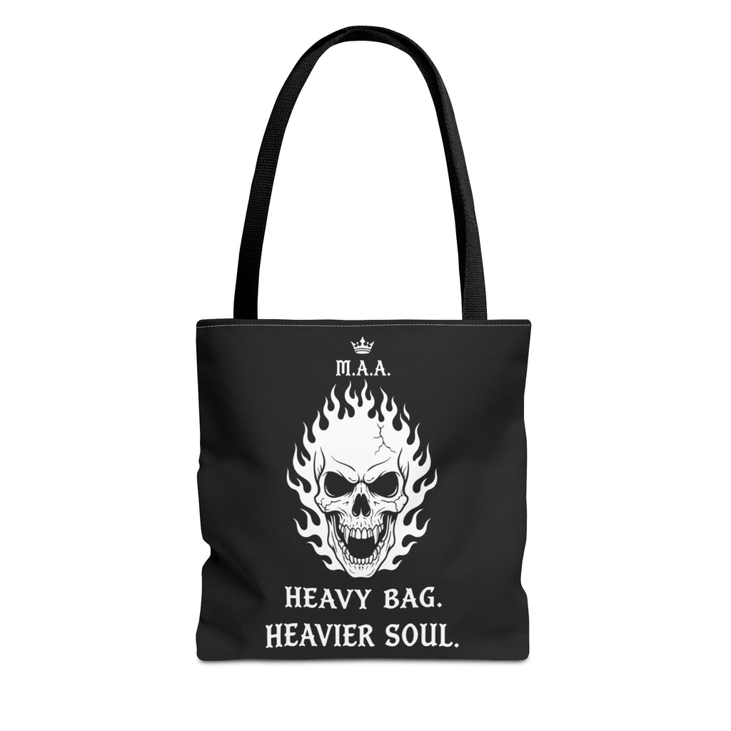 Heavy Bag. Heavier Soul. | MAA Gothic AOP Tote Bag