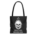 Heavy Bag. Heavier Soul. | MAA Gothic AOP Tote Bag