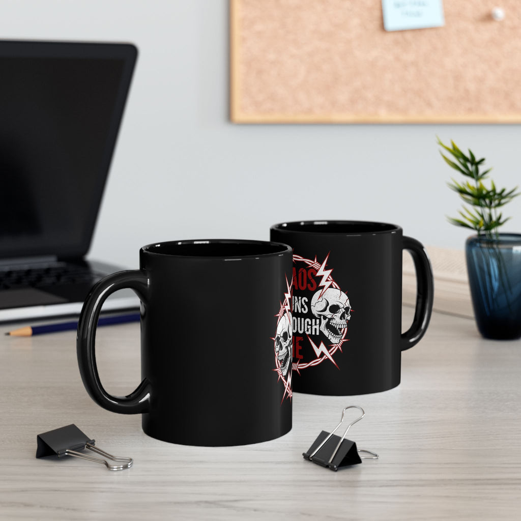 Chaos Runs Through Me | M.A.A Gothic Punk Mug