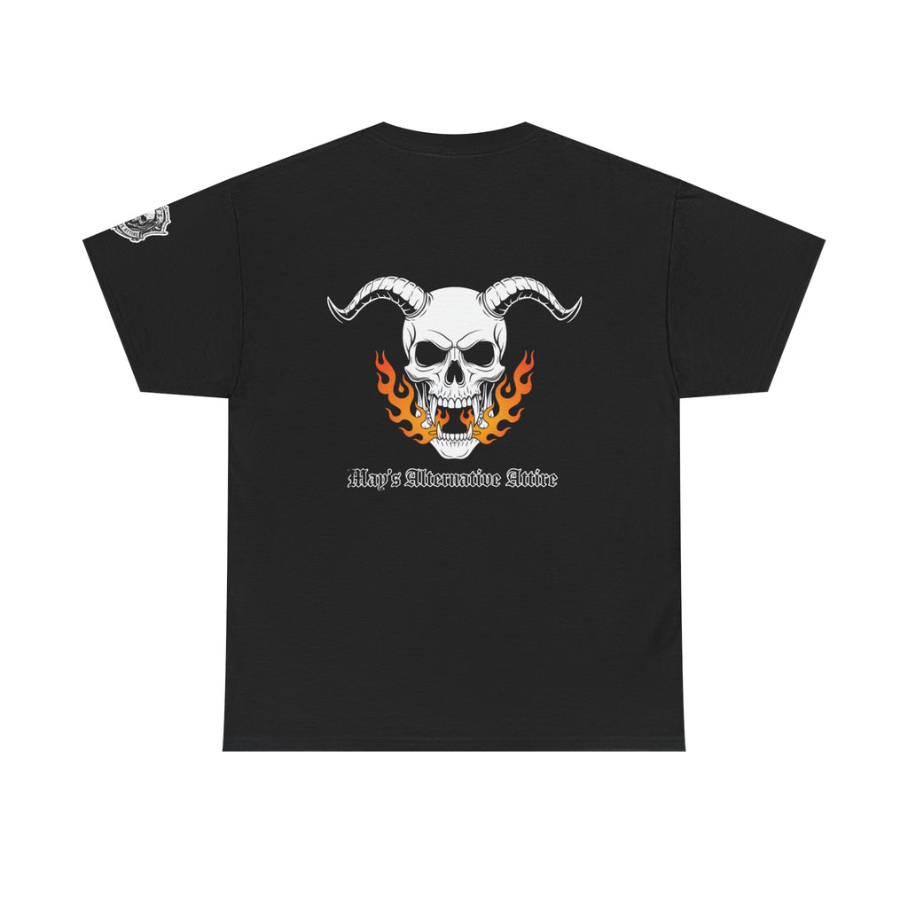 Live Fast. Haunt Longer. | MAA Flaming Moto Unisex Tee