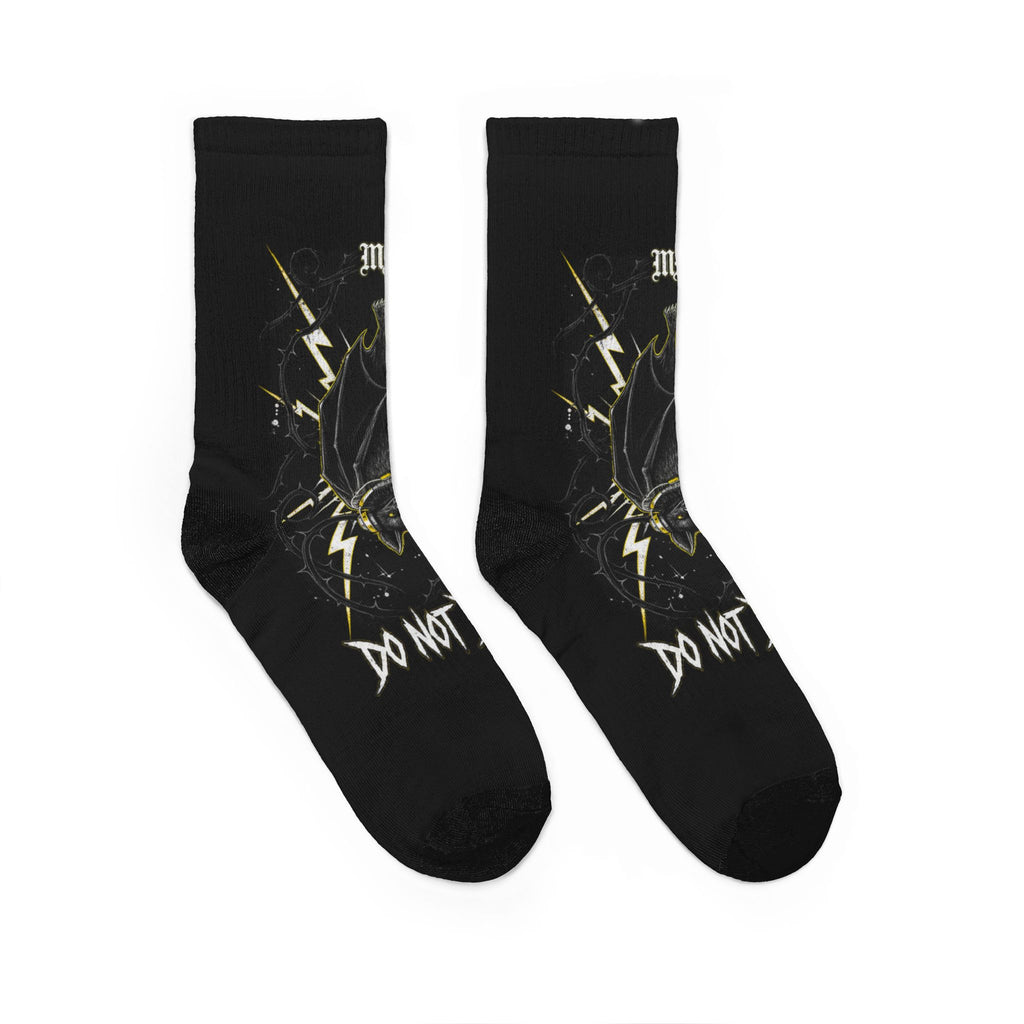 Do Not Disturb | Gothic Grunge Crew Socks