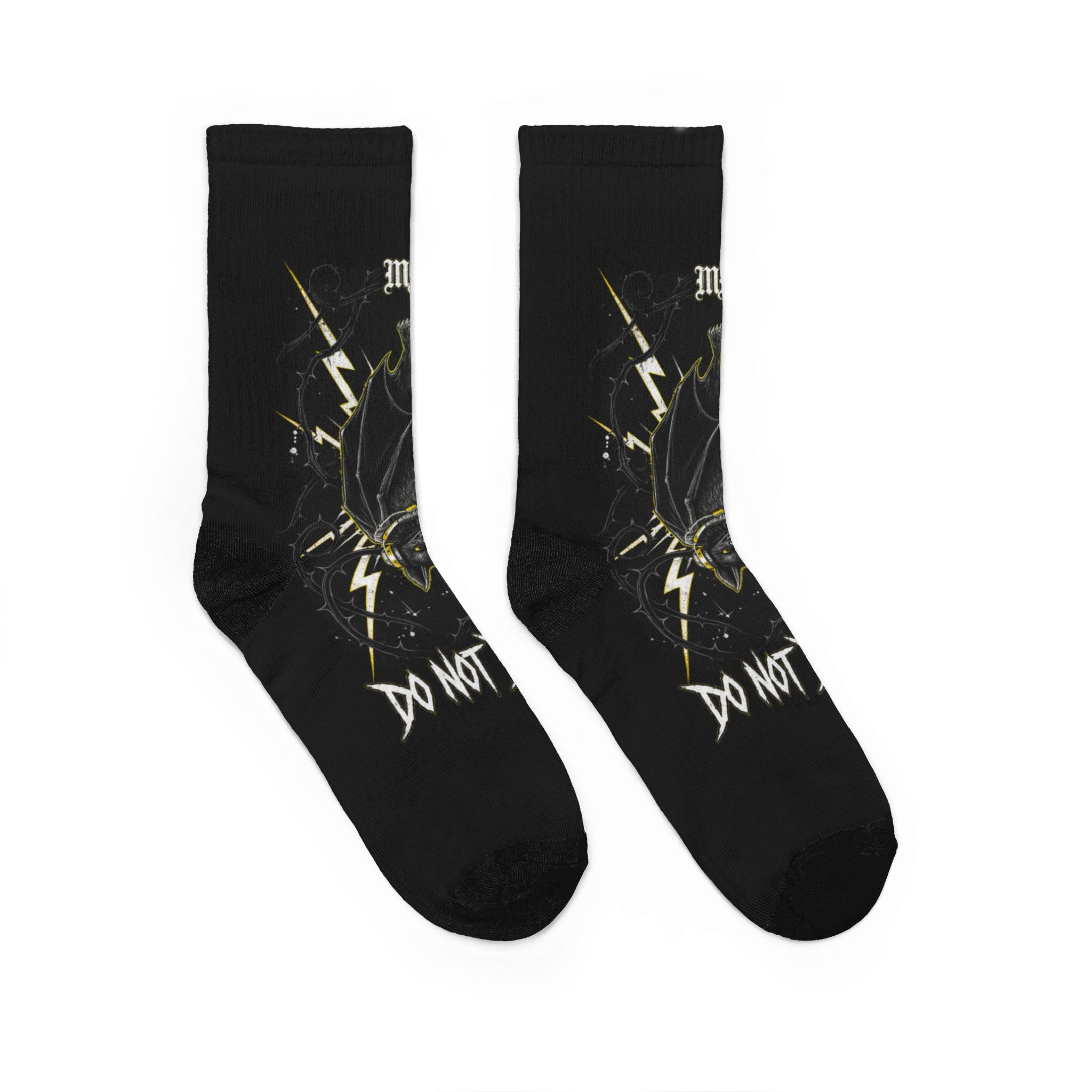 Do Not Disturb | Gothic Grunge Crew Socks