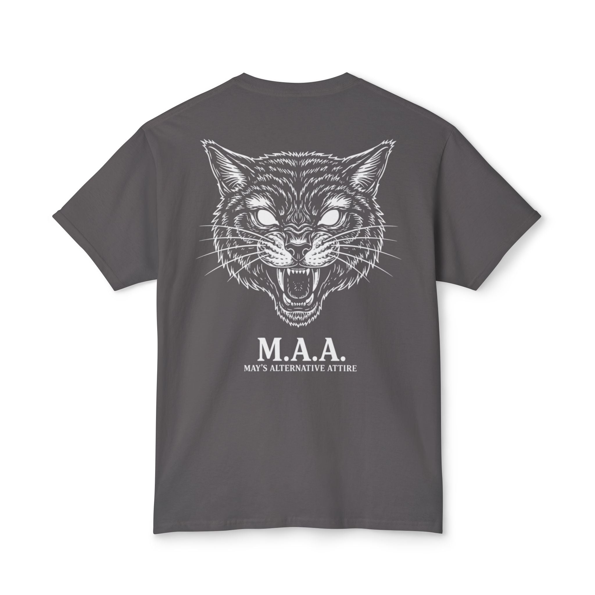 Nine Lives, Zero Regrets Cat Skull Tee — Gothic Graphic T-Shirt