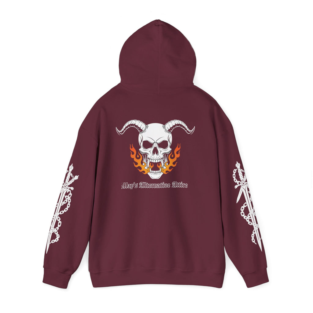 Moto Mortis | MAA Flaming Moto Hooded Sweatshirt