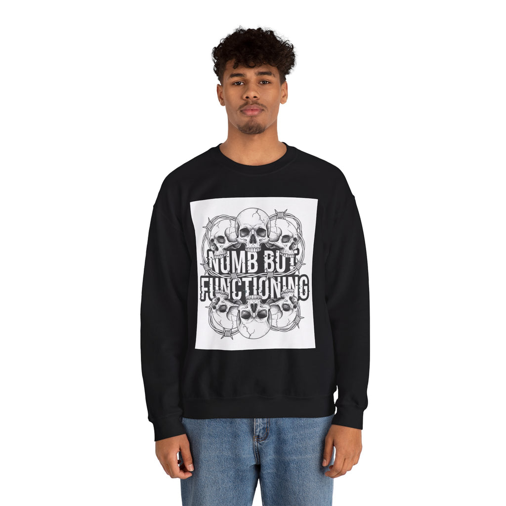 Numb But Functioning | M.A.A Gothic Punk Unisex Crewneck