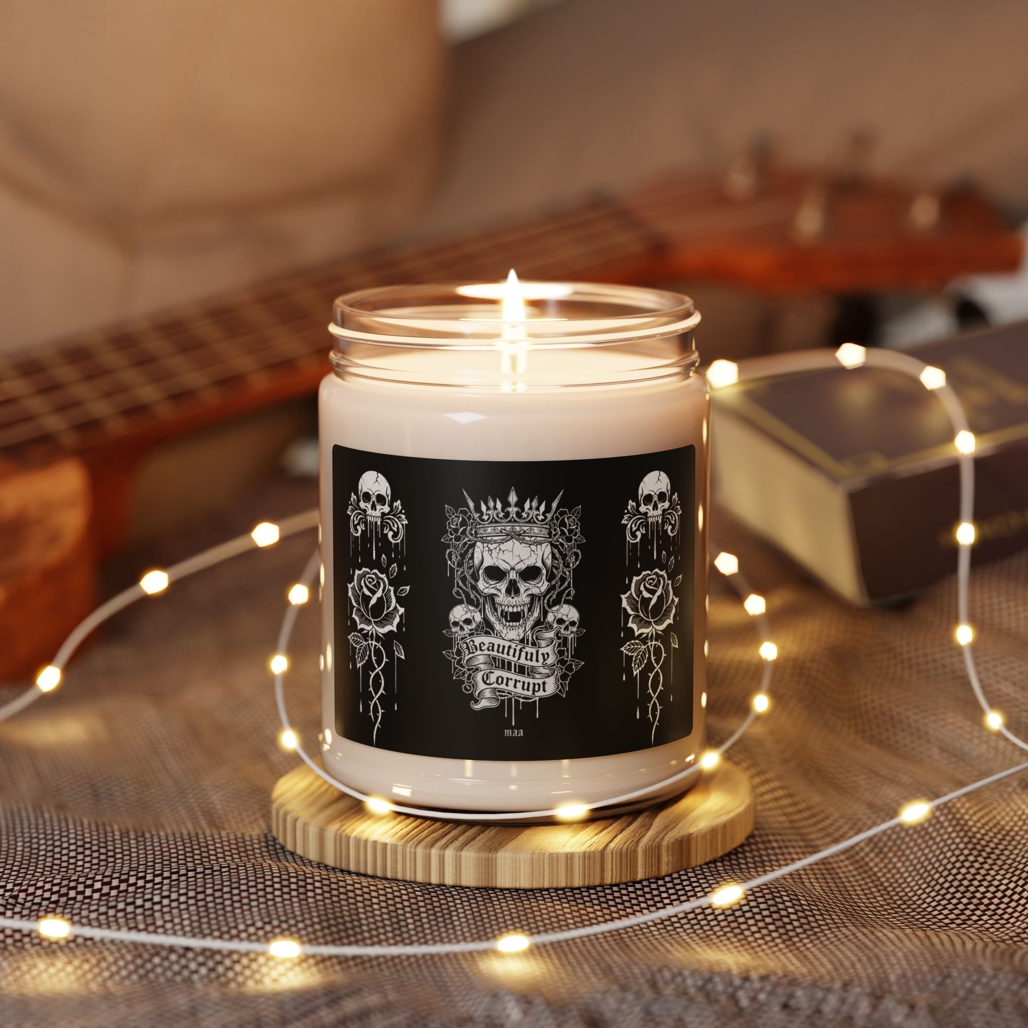 Beautifully Corrupt — Gothic Soy Candle (9oz)