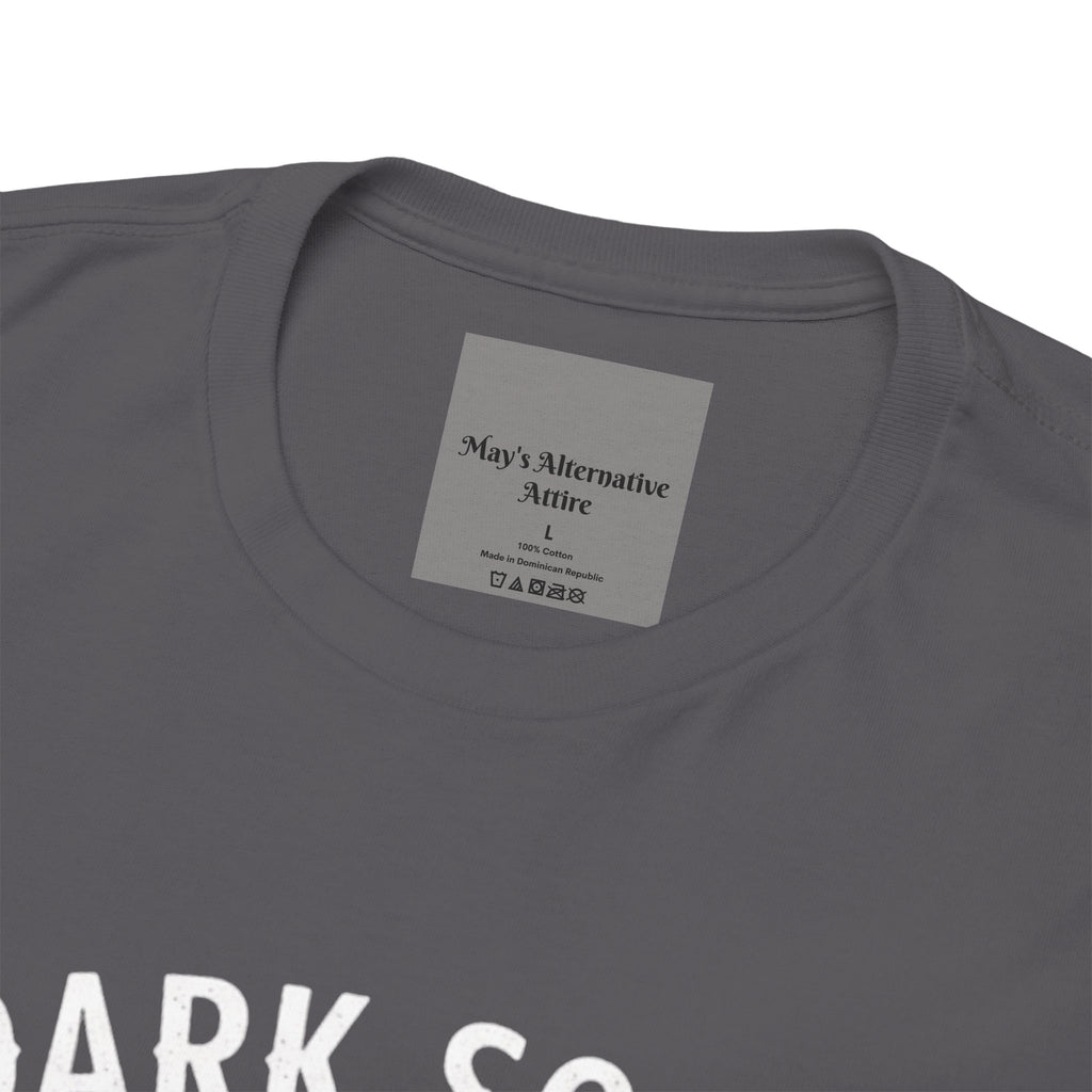 Dark Soul Skull Tee — "Dark Soul, Soft Lips, Zero F*cks" Gothic Graphic T-Shirt
