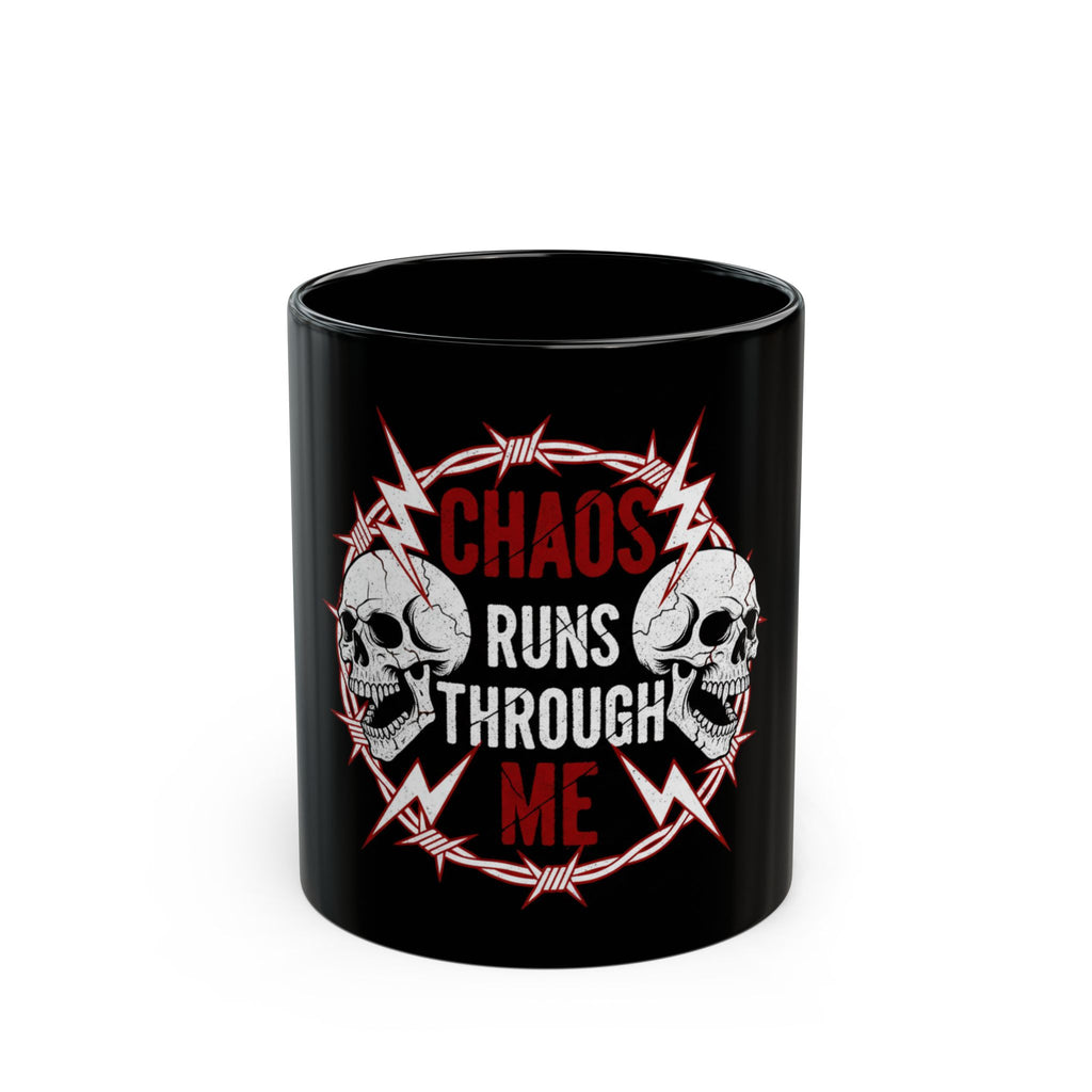 Chaos Runs Through Me | M.A.A Gothic Punk Mug