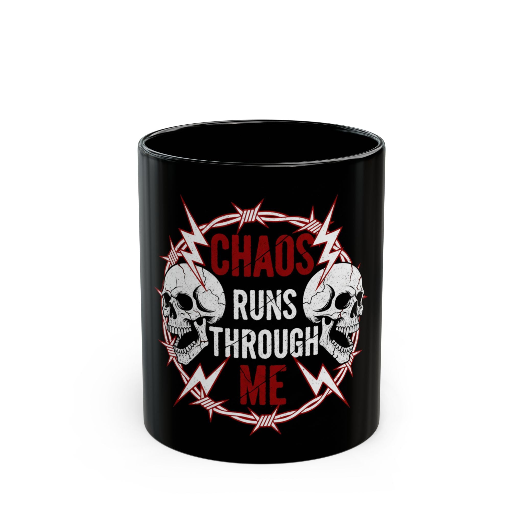 Chaos Runs Through Me | M.A.A Gothic Punk Mug