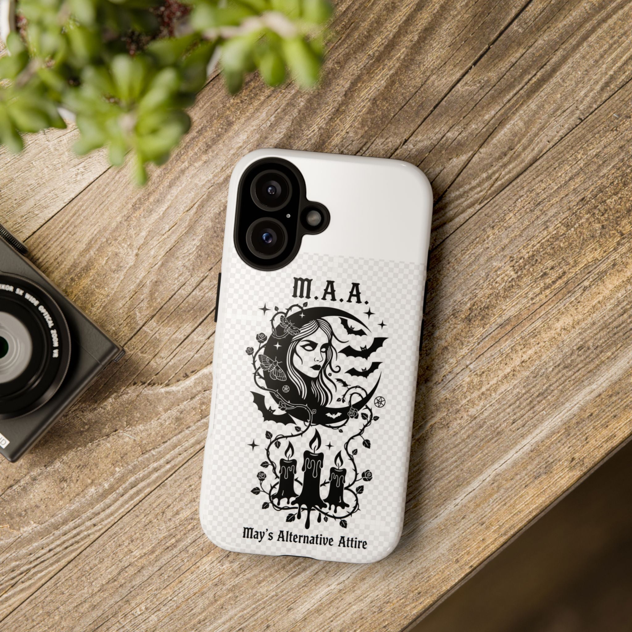 Crowned in Darkness | M.A.A Gothic Punk Phone Case