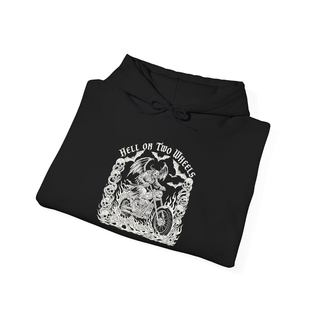 Hell on Two Wheels | MAA Flaming Moto Hooded Sweatshirt