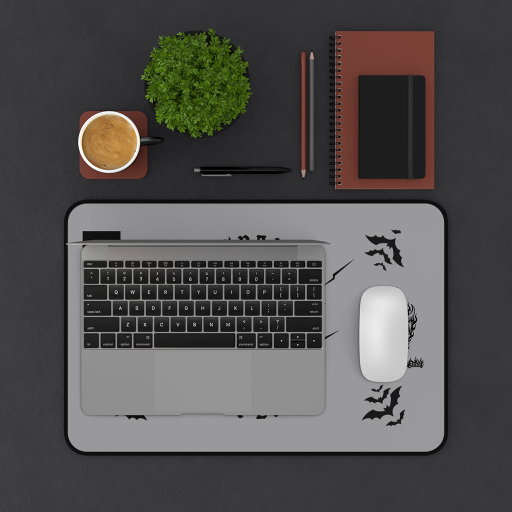 Respawn Repeat Skull Gaming Desk Mat — Gamer Mousepad for PC Setup