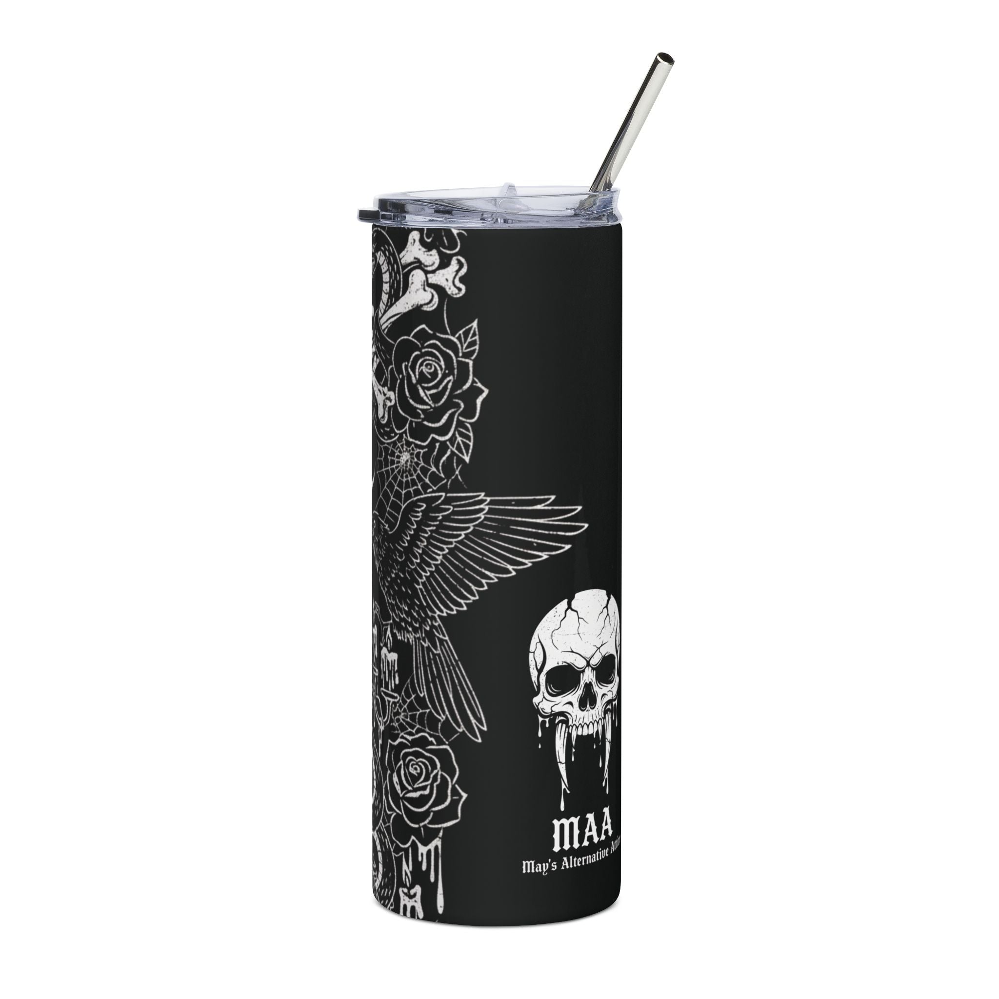 Gothic Moon & Candles 20oz Stainless Steel Tumbler