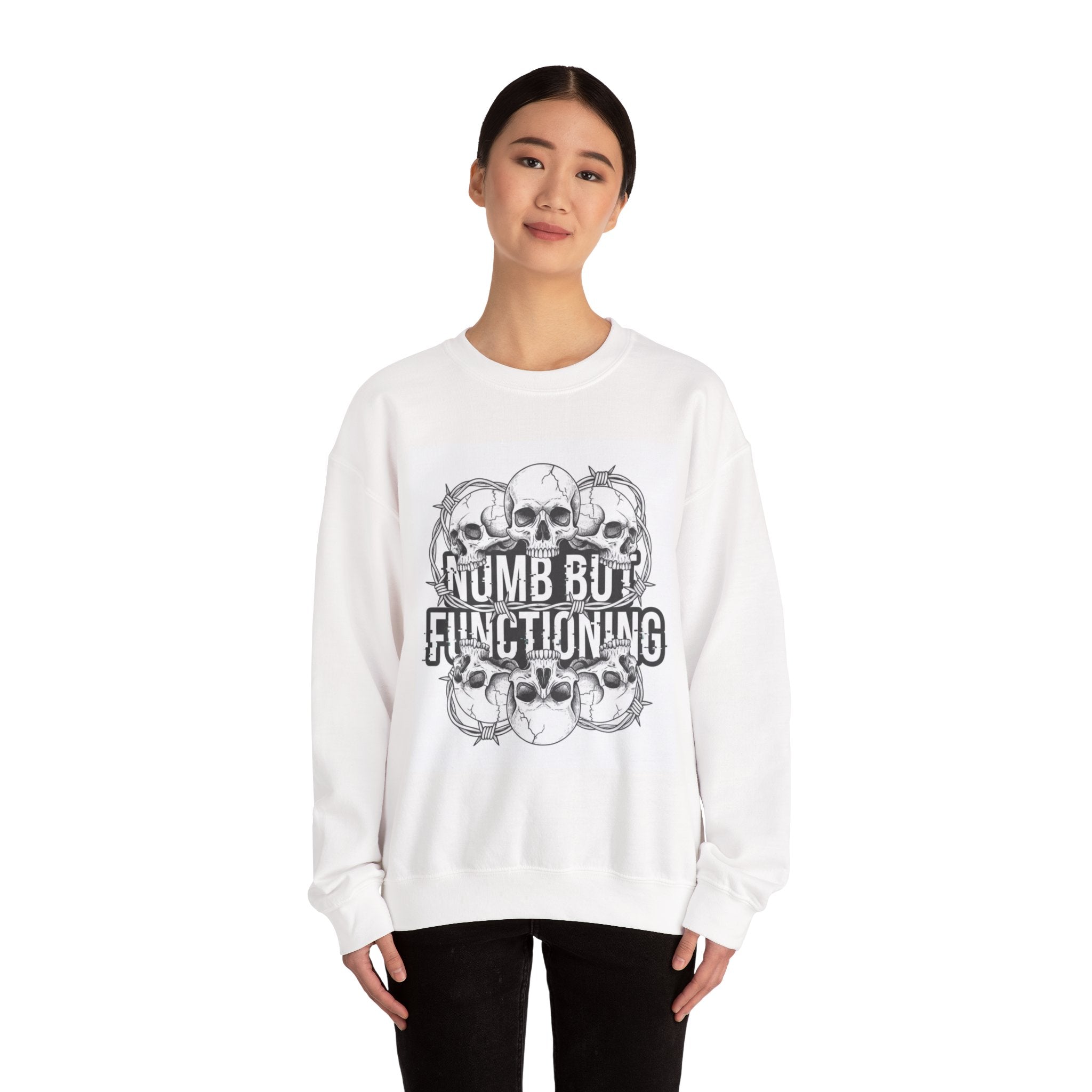 Numb But Functioning | M.A.A Gothic Punk Unisex Crewneck