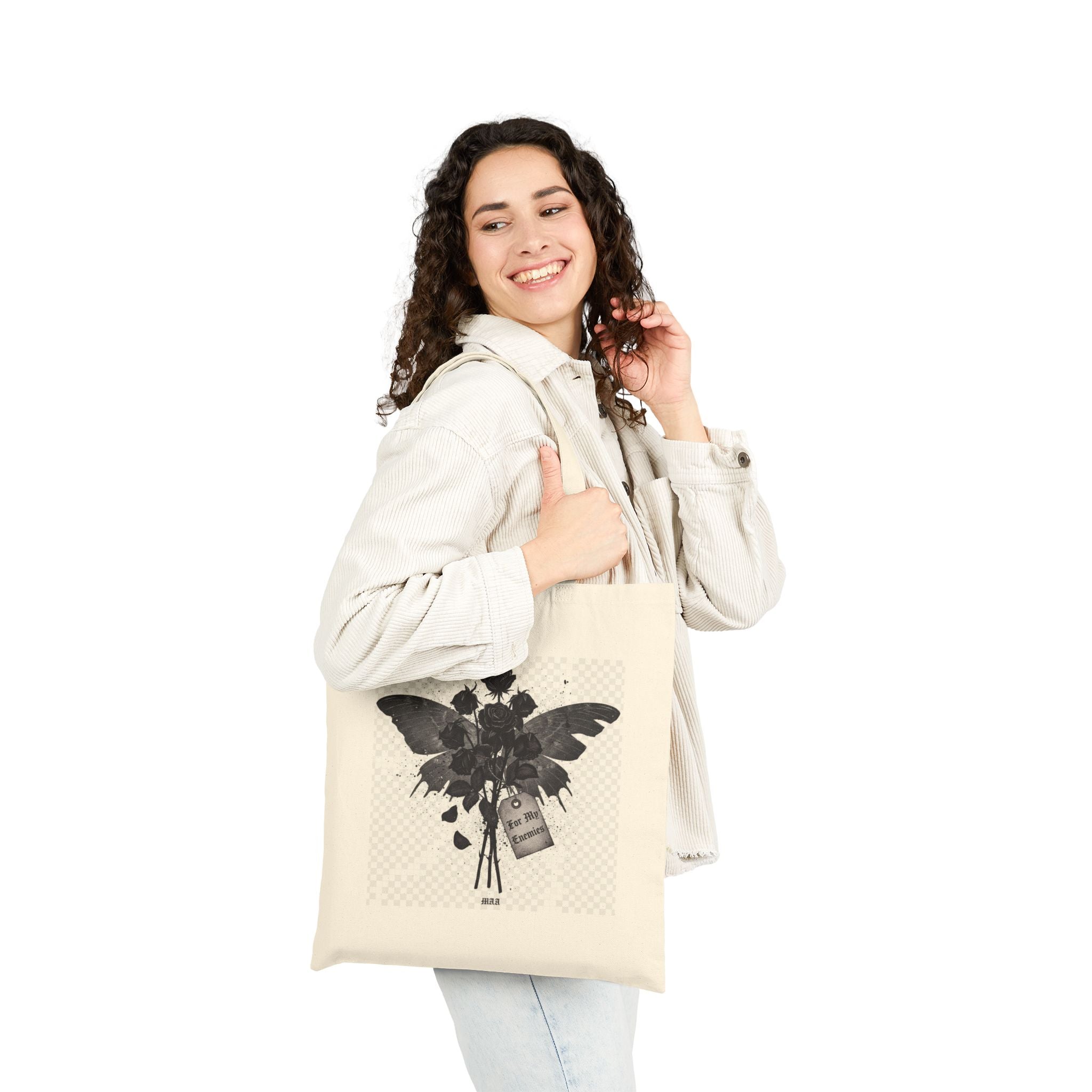 Carry the Darkness | Gothic Grunge Canvas Tote Bag