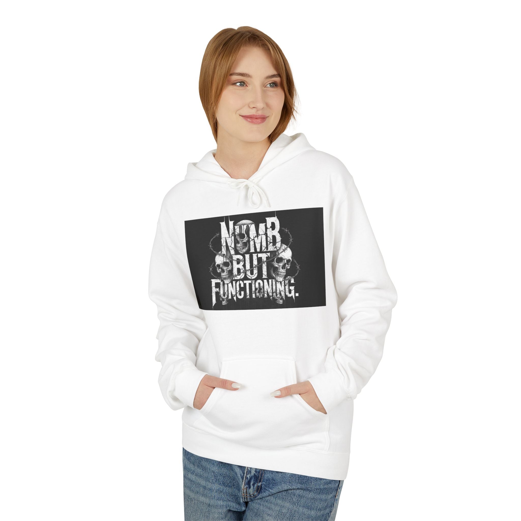 Numb But Functioning | M.A.A Gothic Punk Unisex Hoodie